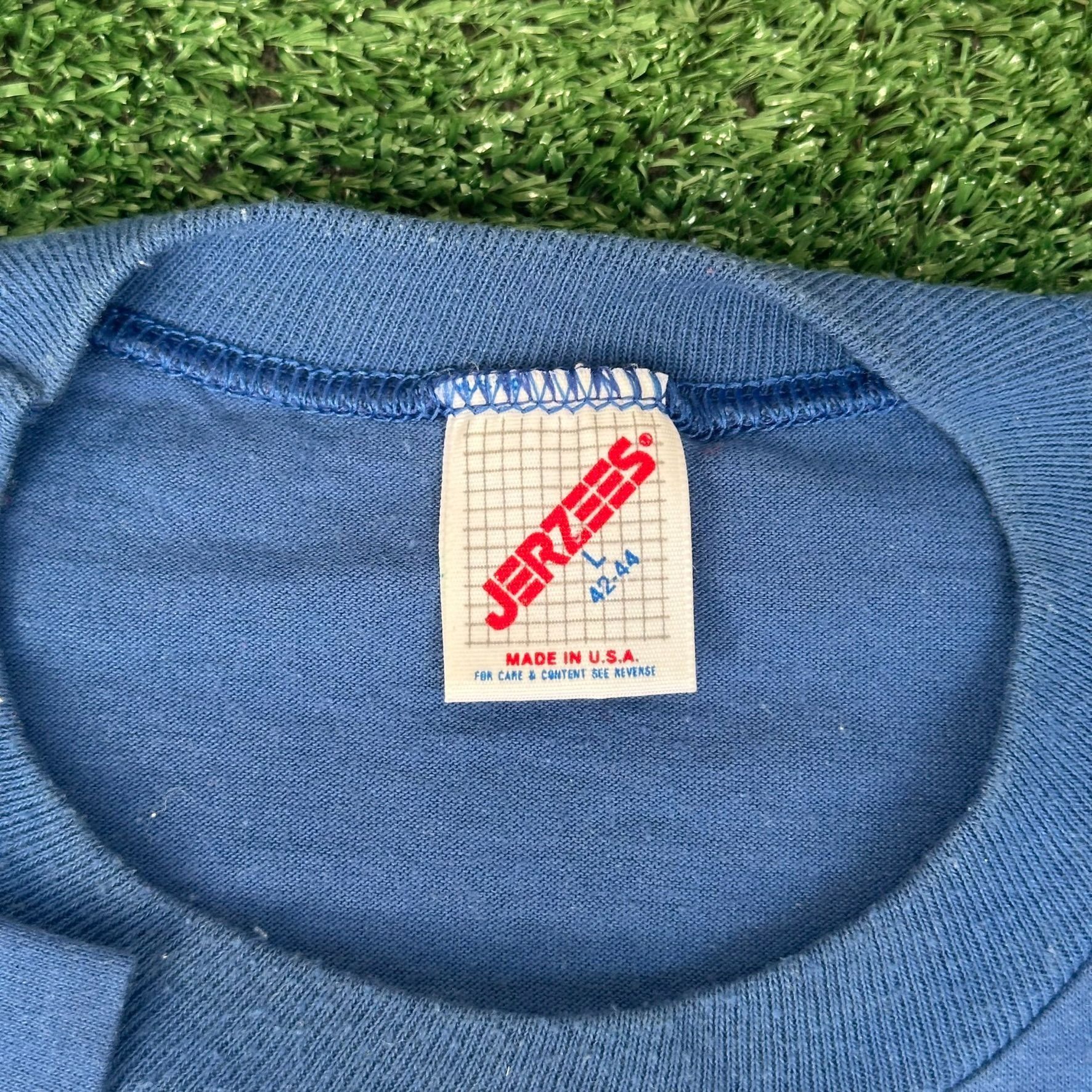 Jerzees Vintage 90s Tennessee Riverboat Souvenir T-Shirt Puff Print Size US L / EU 52-54 / 3 - 5 Thumbnail