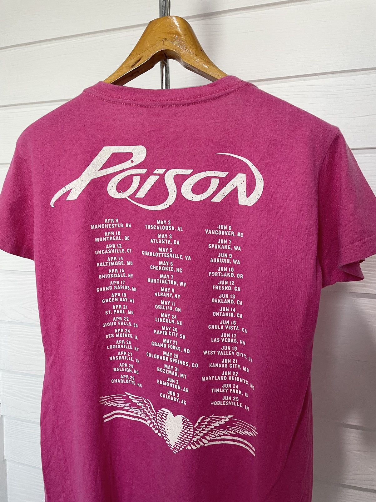 Band Tees POISON FALLEN ANGEL TOUR 2017 Size M / US 6-8 / IT 42-44 - 4 Thumbnail