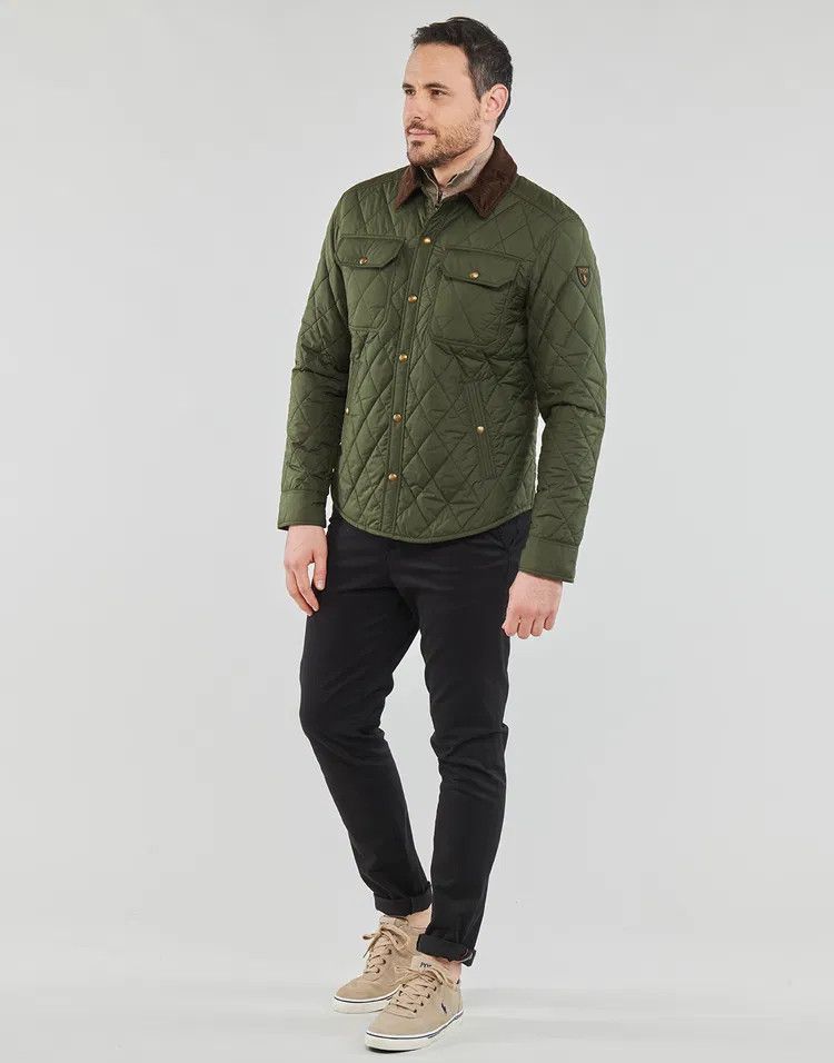Polo Ralph Lauren o1s22i1n0125 Quilted Jacket in Dark Green Size US M / EU 48-50 / 2 - 2 Thumbnail