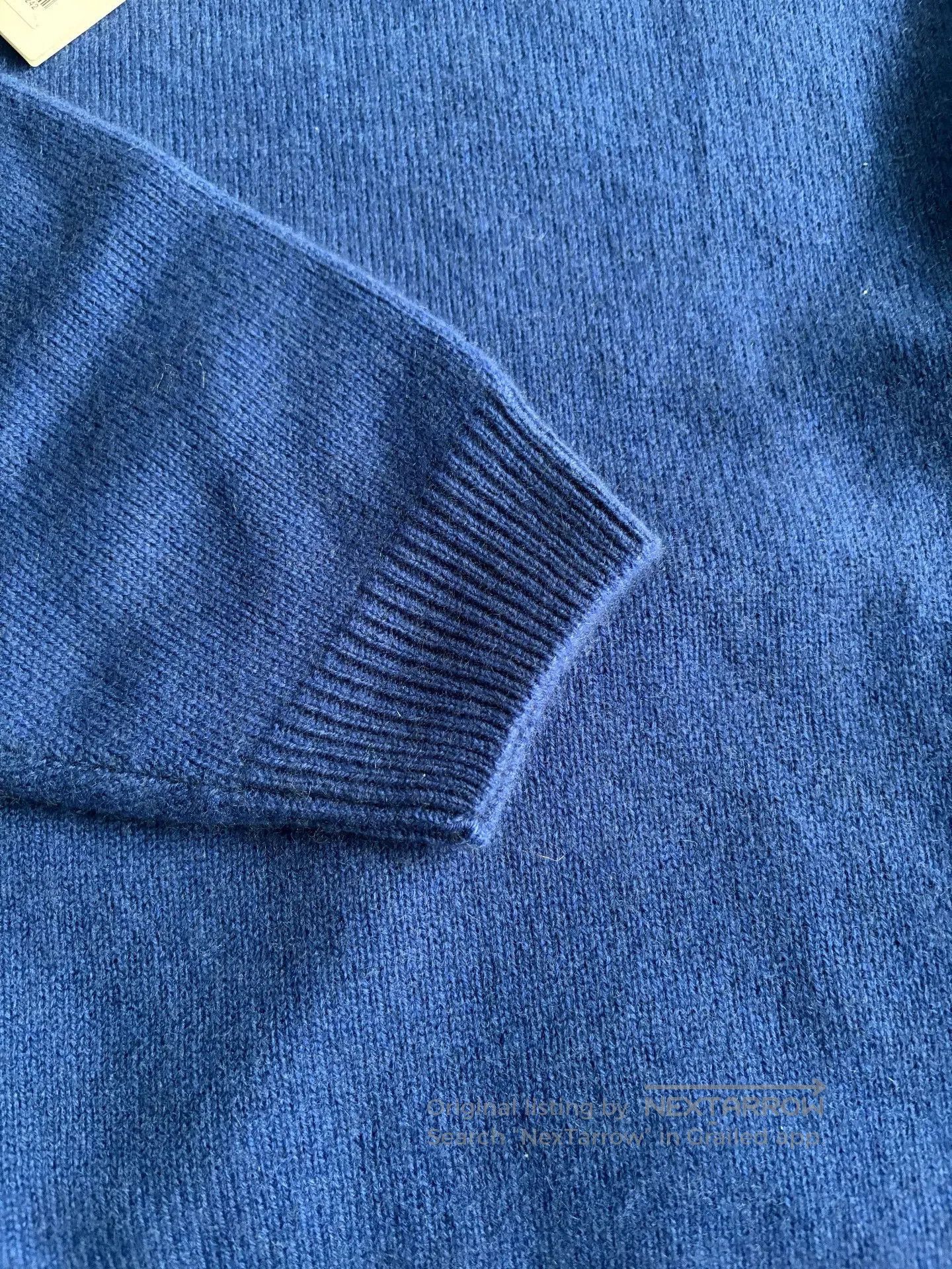 Auralee Auralee 25AW Blue Cashmere Sweater. Size US M / EU 48-50 / 2 - 6 Thumbnail