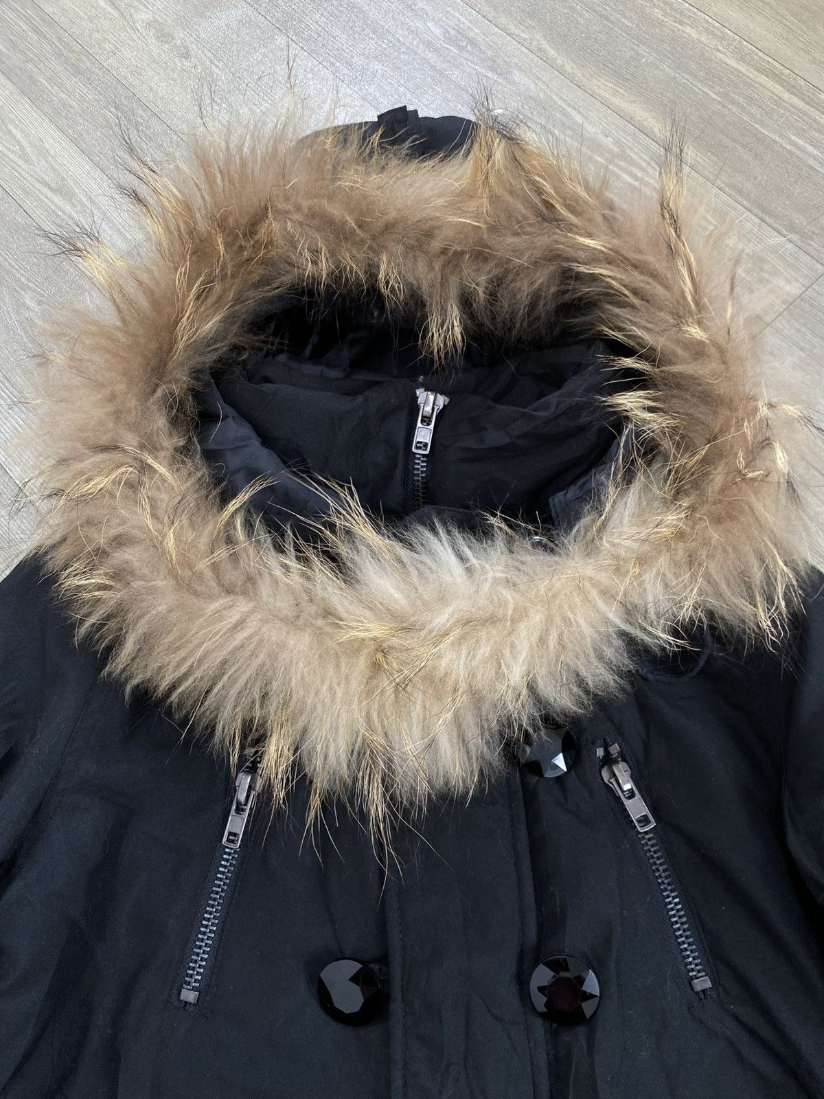 14th Addiction 2000s Jarianojurrie - Kmrii Lgb Goa Bono Raccoon Fur Jacket Size US M / EU 48-50 / 2 - 8 Thumbnail