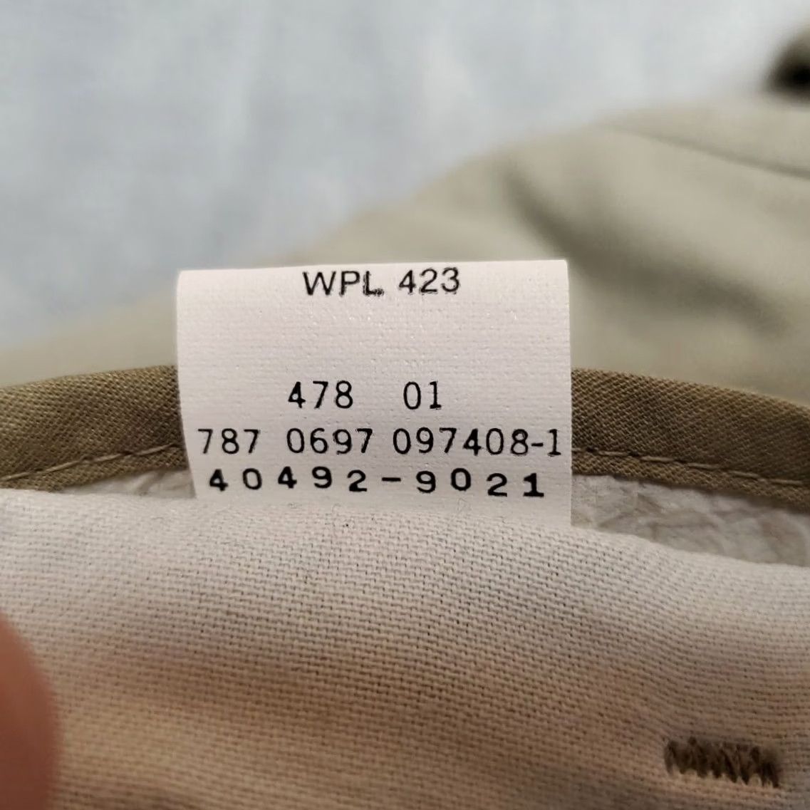 Dockers VTG Dockers Pants Mens 36x32 Chino Pleated Cotton Canvas Beige 100% Cotton Casual 90s Mens Size US 36 / EU 52 - 5 Thumbnail