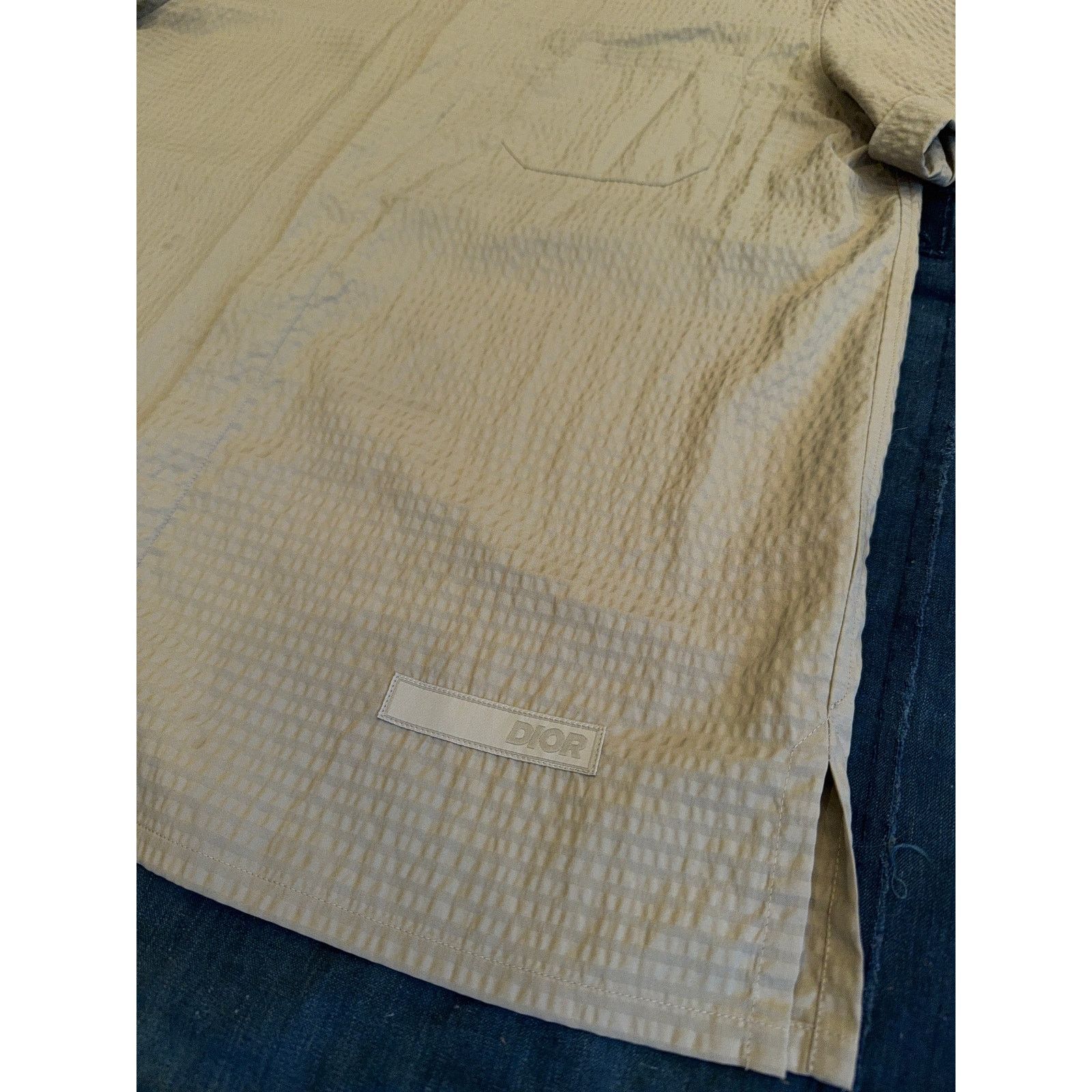 Dior Dior X Parley Beach Capsule 'Seersucker' shirt - M - 39 Size US M / EU 48-50 / 2 - 4 Thumbnail