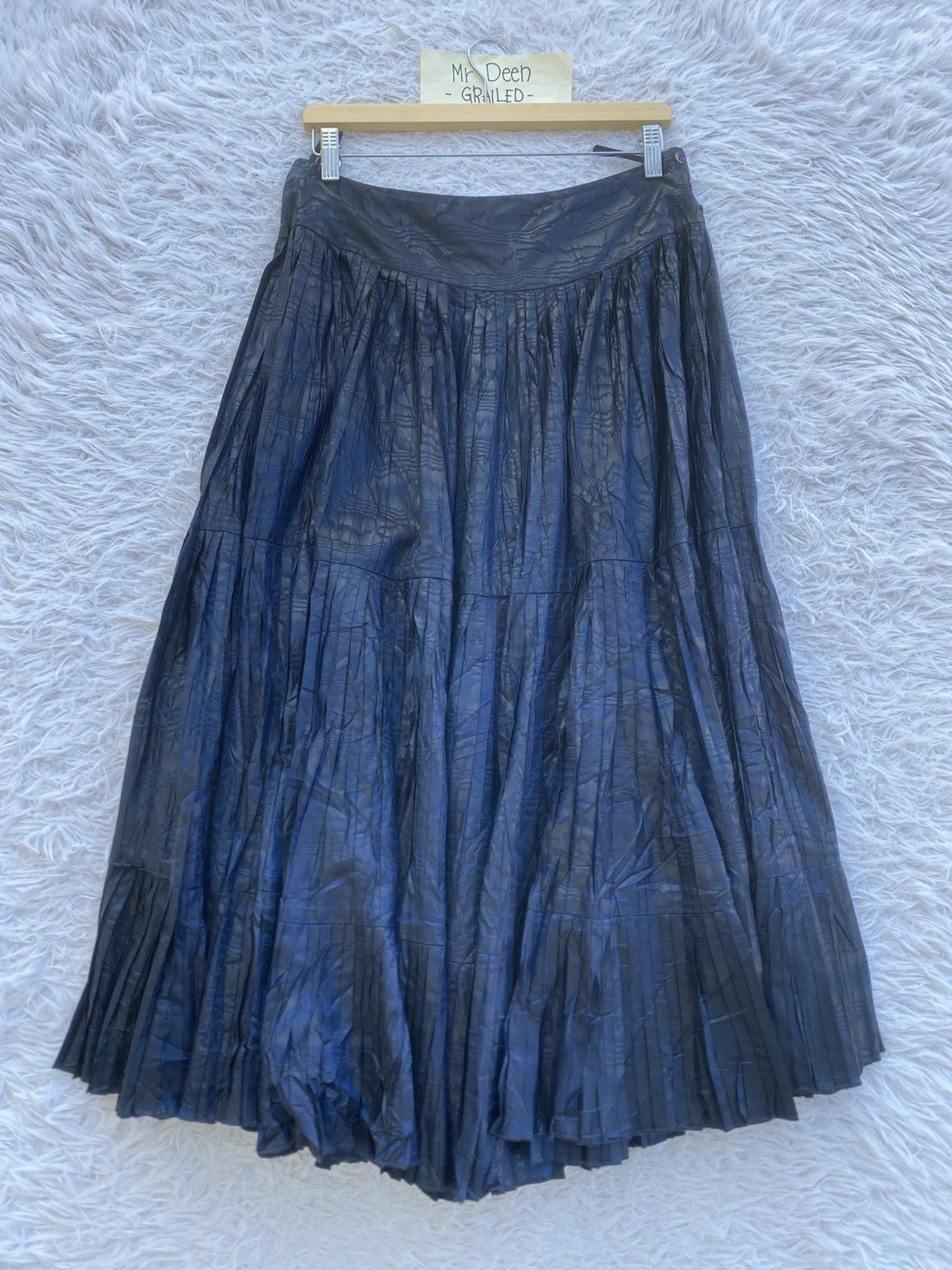 Kenzo Rare KENZO Pleated Midi Skirt Size 29" - 5 Thumbnail