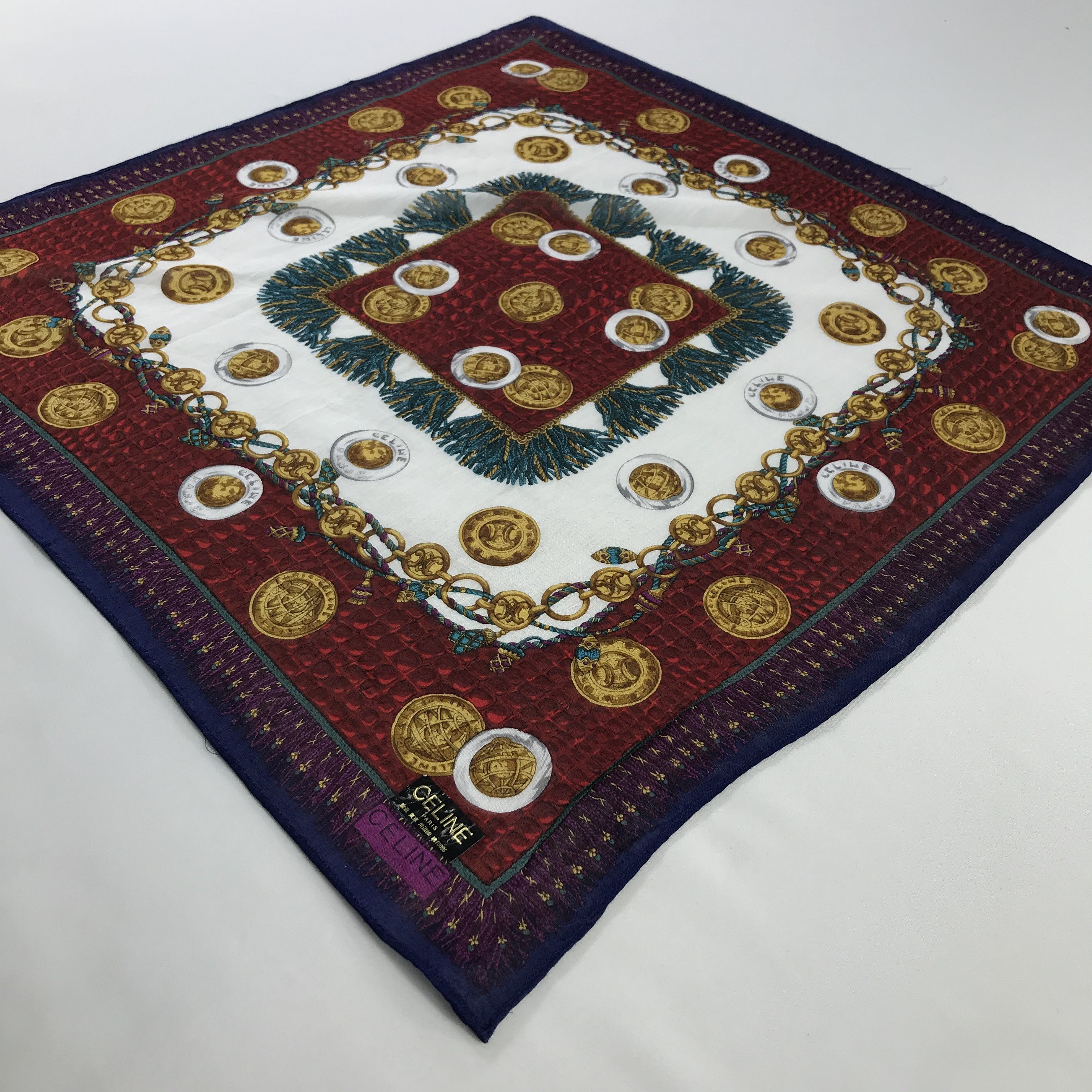 Celine × Vintage Celine Bandana / Handkerchief / Neckerchief - S730 Size ONE SIZE - 2 Thumbnail