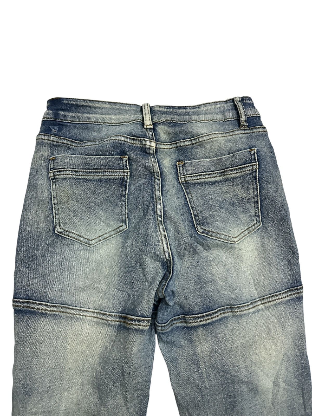 Tornado Mart 2000s Shein Flare Hagi Style Jeans Y2K Goa Lgb Avant Garde Size US 31 - 6 Thumbnail