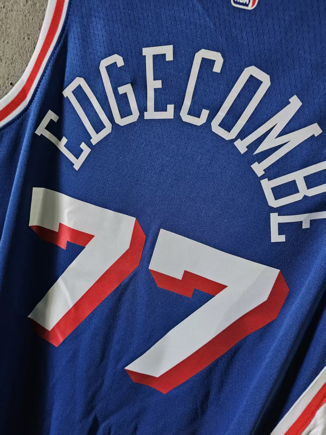 NBA Philadelphia 76ers #77 Edgecombe Jr Jersey Size US XL / EU 56 / 4 - 3 Thumbnail
