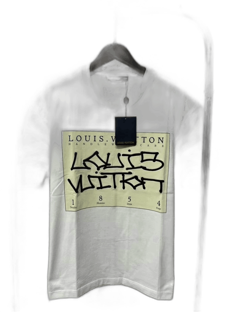 Louis Vuitton Louis Vuitton White Short Sleeve TShirt-2506 Size US M / EU 48-50 / 2 - 1 Thumbnail
