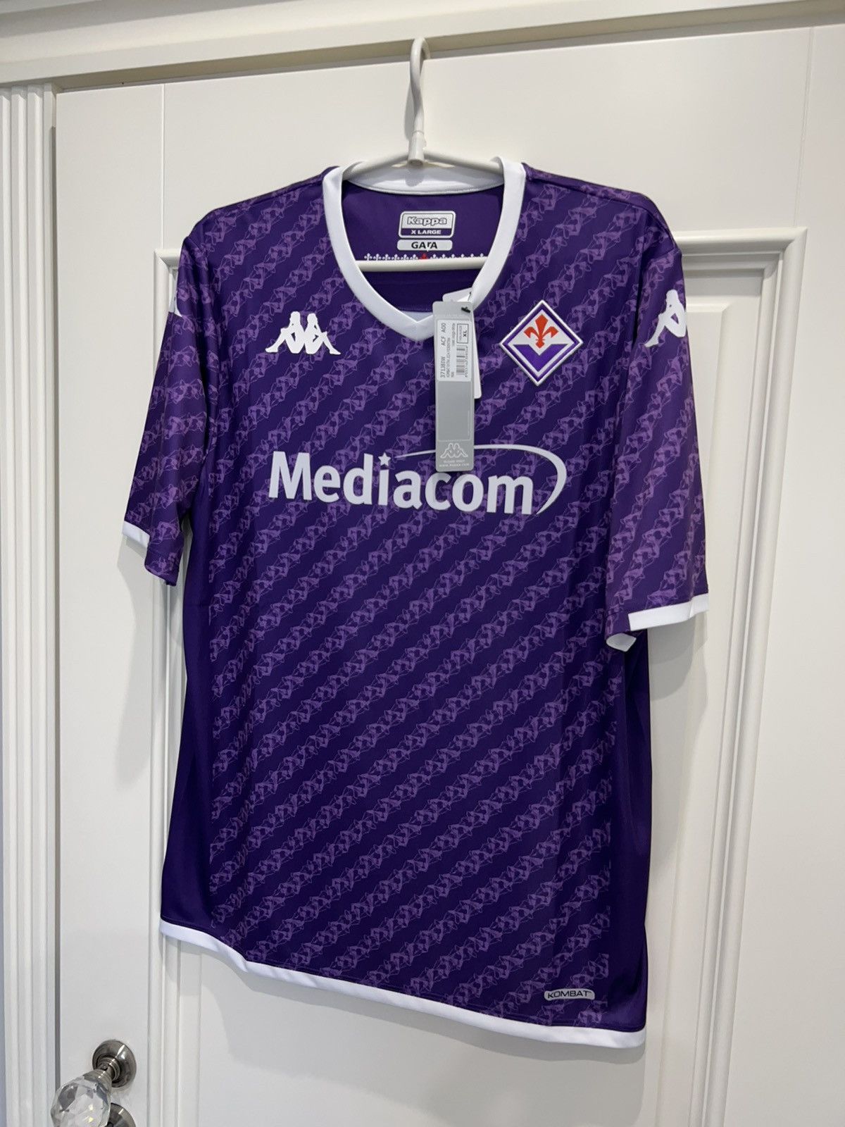 Kappa Fiorentina kappa Jersey soccer italian soccer Calcio Size US XL / EU 56 / 4 - 8 Thumbnail