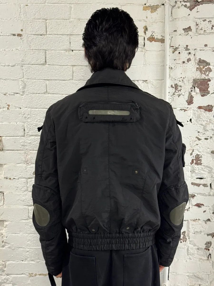 Dolce & Gabbana FW2004 Dolce & Gabbana Multi-Pocket Black Nylon Bomber Jacket Size US L / EU 52-54 / 3 - 3 Thumbnail