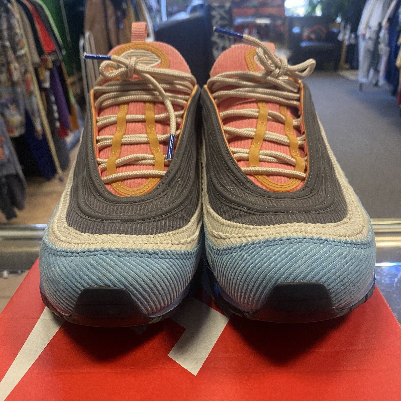 Nike Air Max 97 Corduroy Pack Light Blue Size CQ7512462