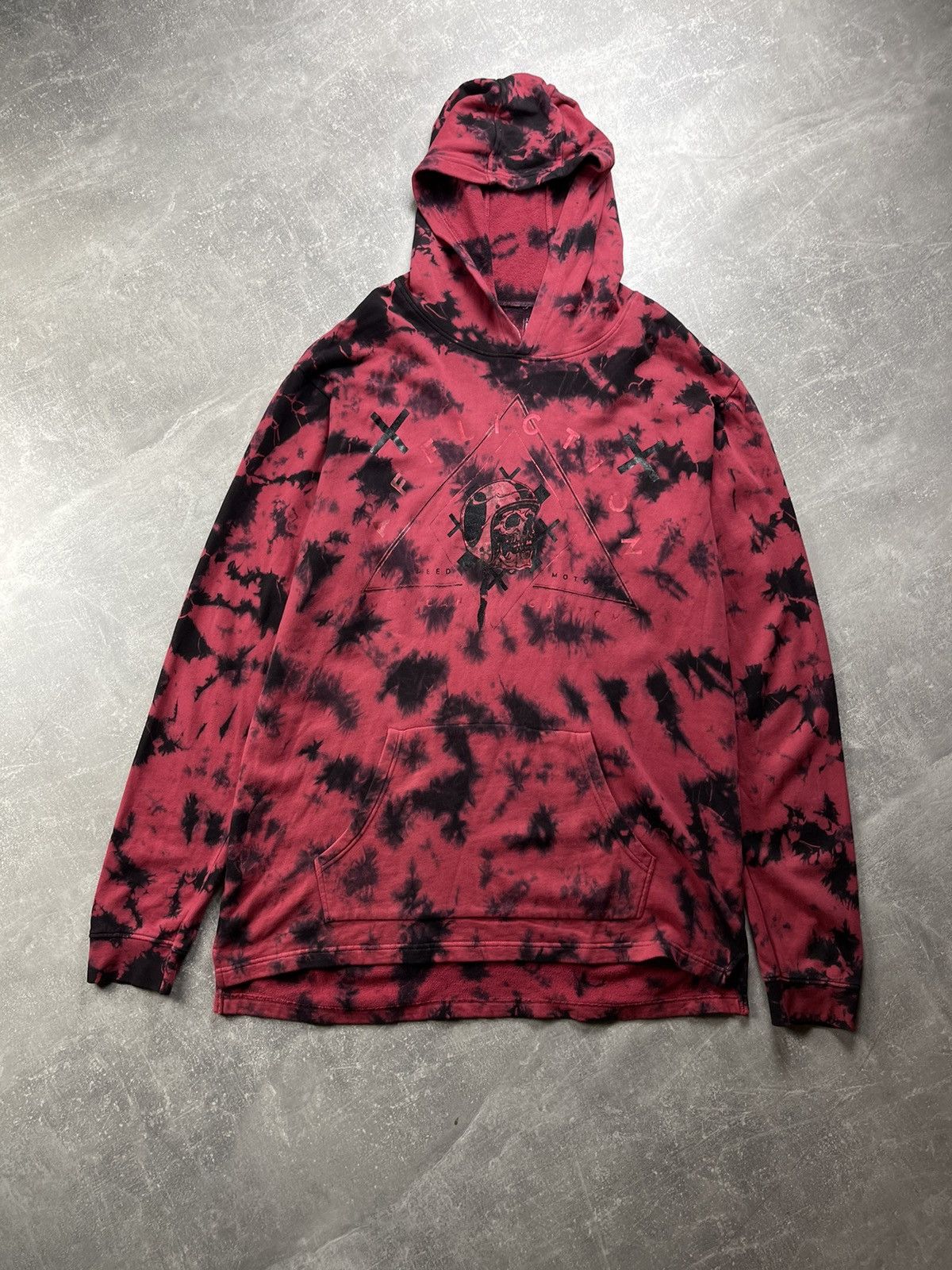 Affliction Affliction Customs Motorcycles Skull Mde in USA Hoodie Size US XL / EU 56 / 4 - 2 Thumbnail