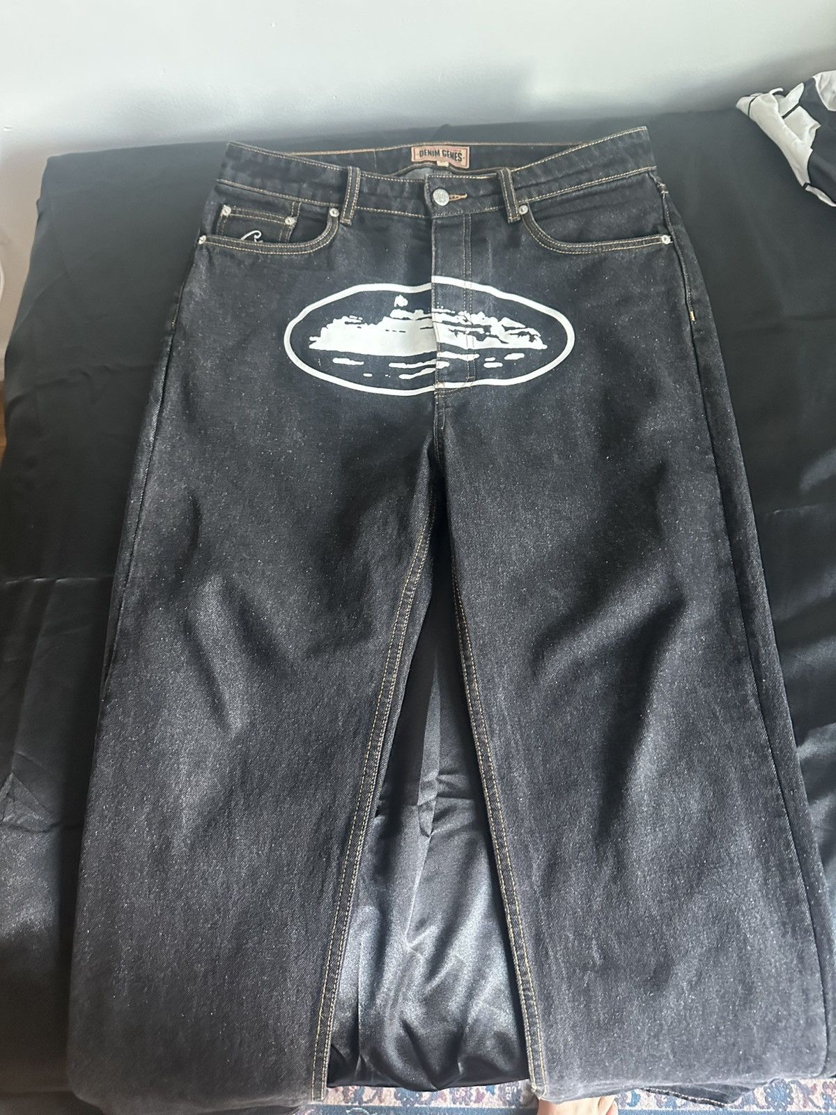 Corteiz Corteiz Alcatraz Jeans Black | Grailed
