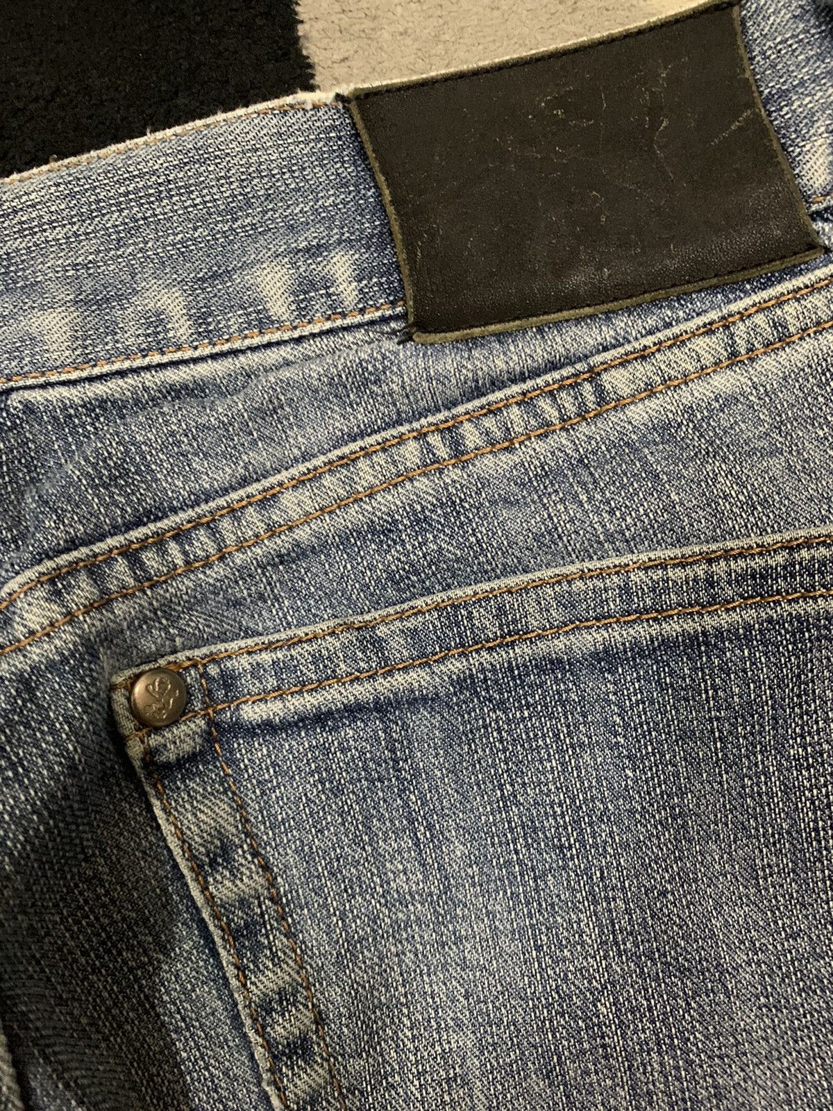 Vintage Vintage Japanese The Scotch House Blue Washed Loose Jeans Size US 31 - 11 Thumbnail
