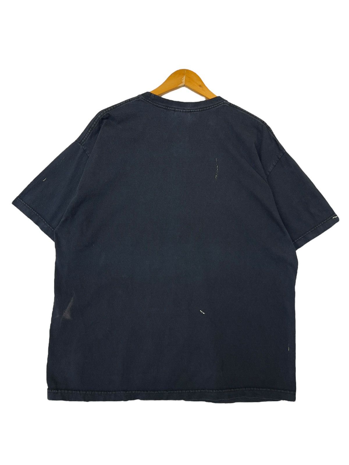 Band Tees Vintage ACDC Spellout Distressed Faded Black Oversize Tee Size US XL / EU 56 / 4 - 2 Thumbnail