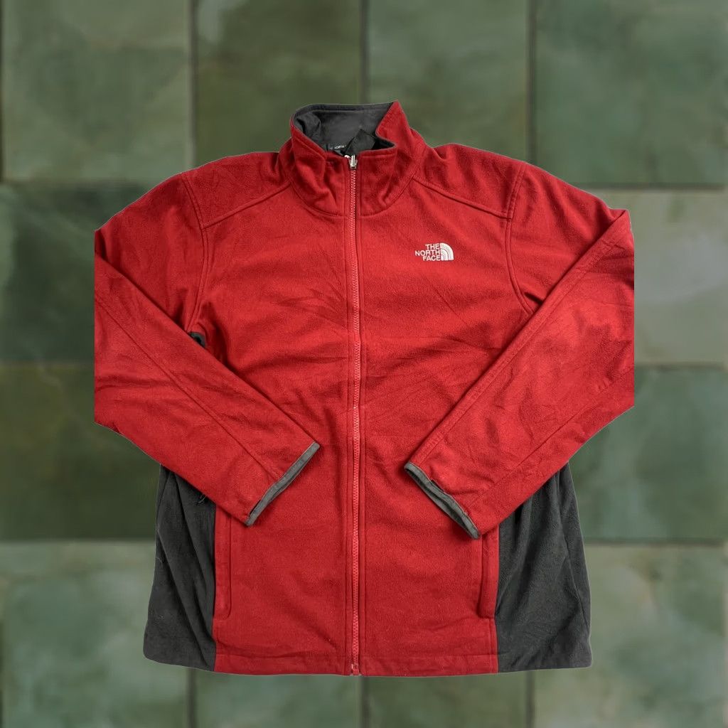 The North Face The North Face Jacket Mens L Red Fleece Full Zip Outdoor Hiking Casual Size US L / EU 52-54 / 3 - 1 Thumbnail