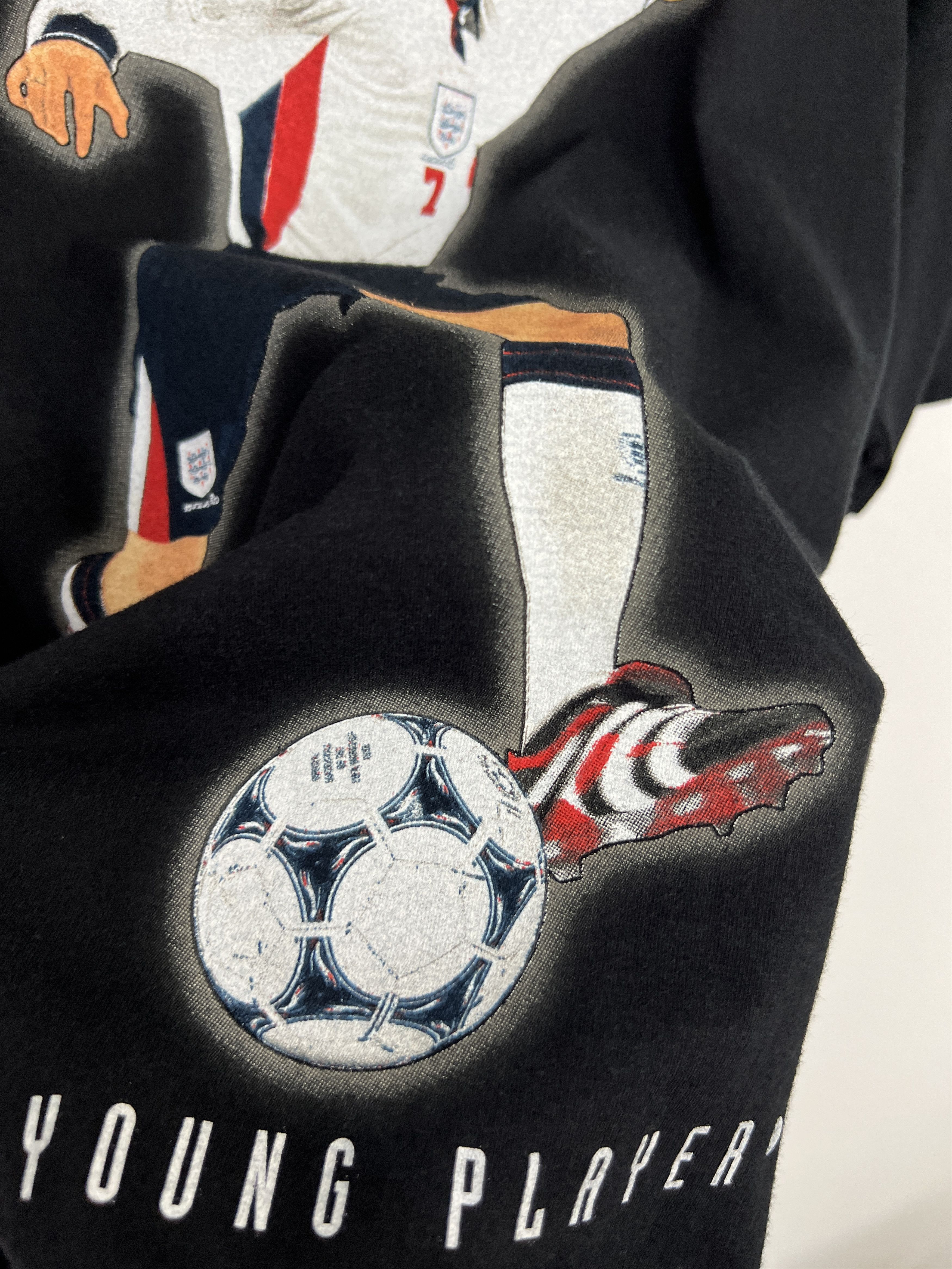 Adidas Vintage 90's Adidas England David Beckham Football Shirt Size US S / EU 44-46 / 1 - 6 Thumbnail