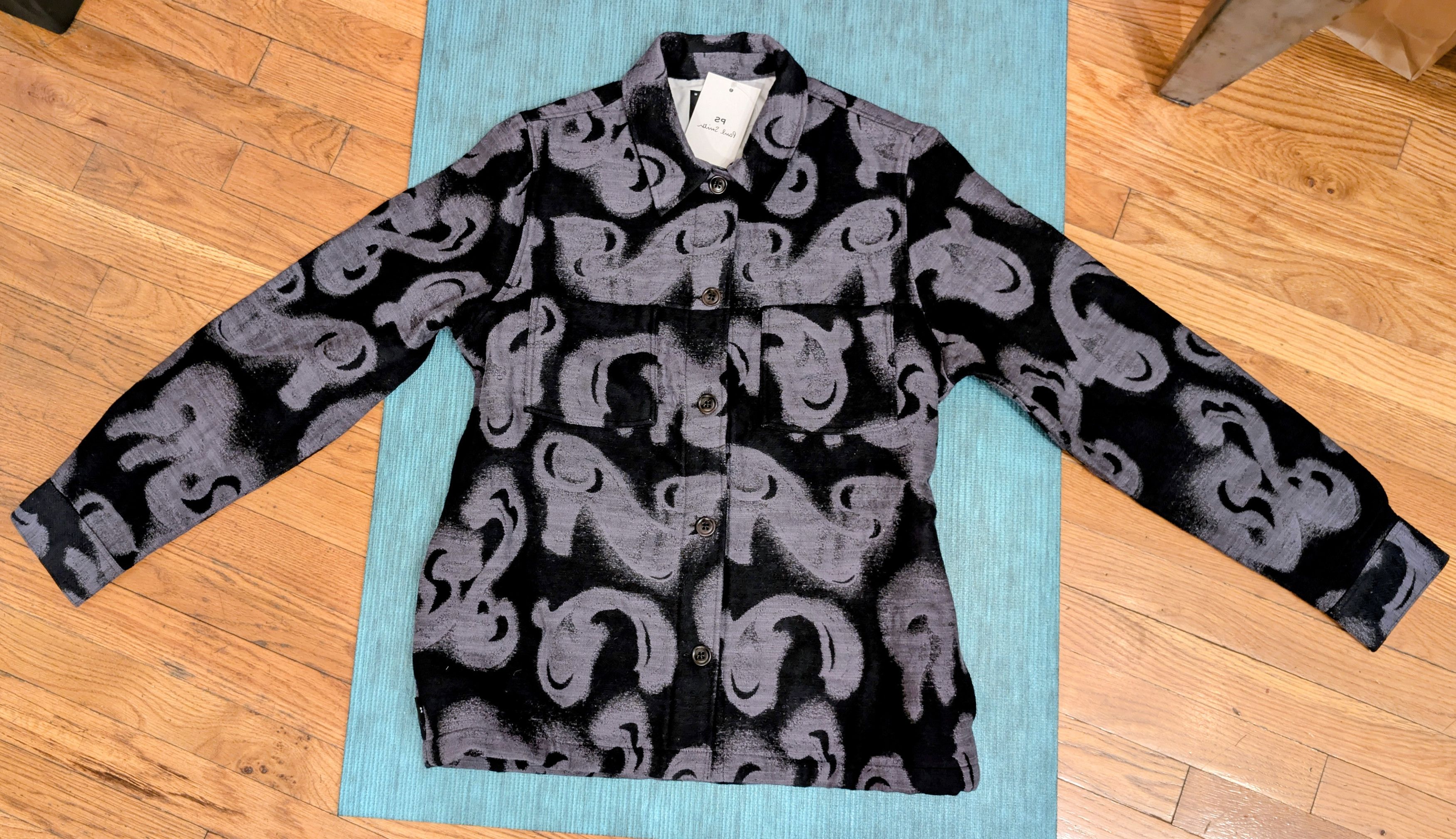 Paul Smith Textured shirt jacket, button front, pockets, rare Size US M / EU 48-50 / 2 - 1 Thumbnail