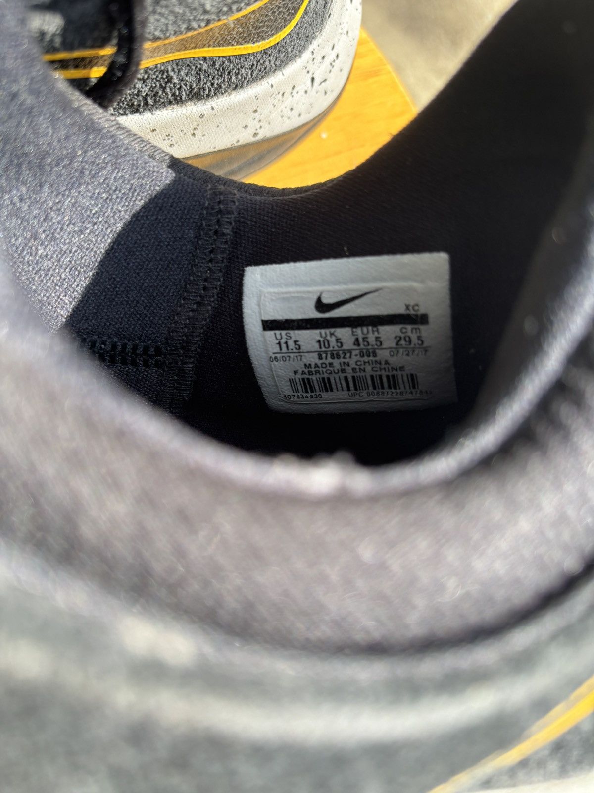 Nike PG 1 'Black Gold' Size US 11.5 / EU 44-45 - 7 Thumbnail