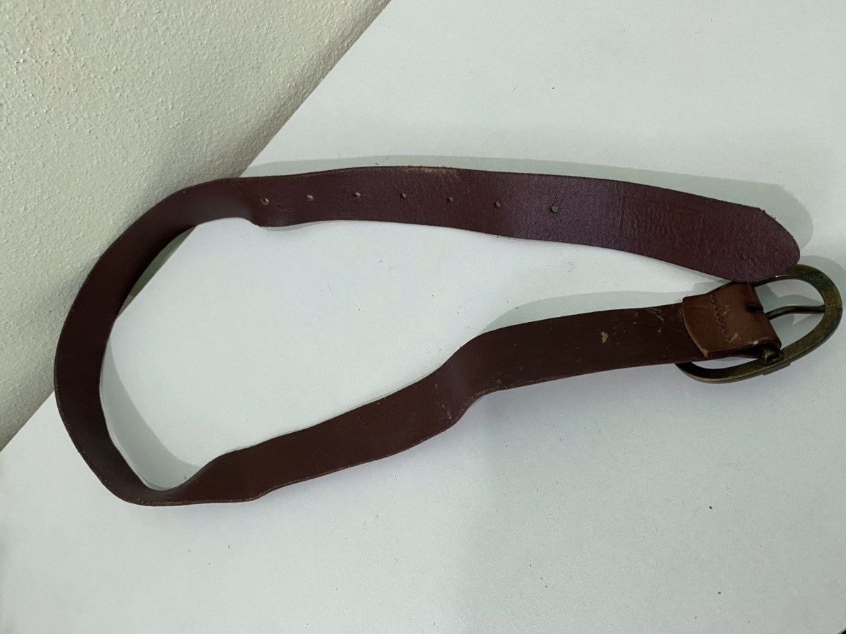 Leather Rodeo Crown Leather Buckle Belt Size ONE SIZE - 10 Thumbnail