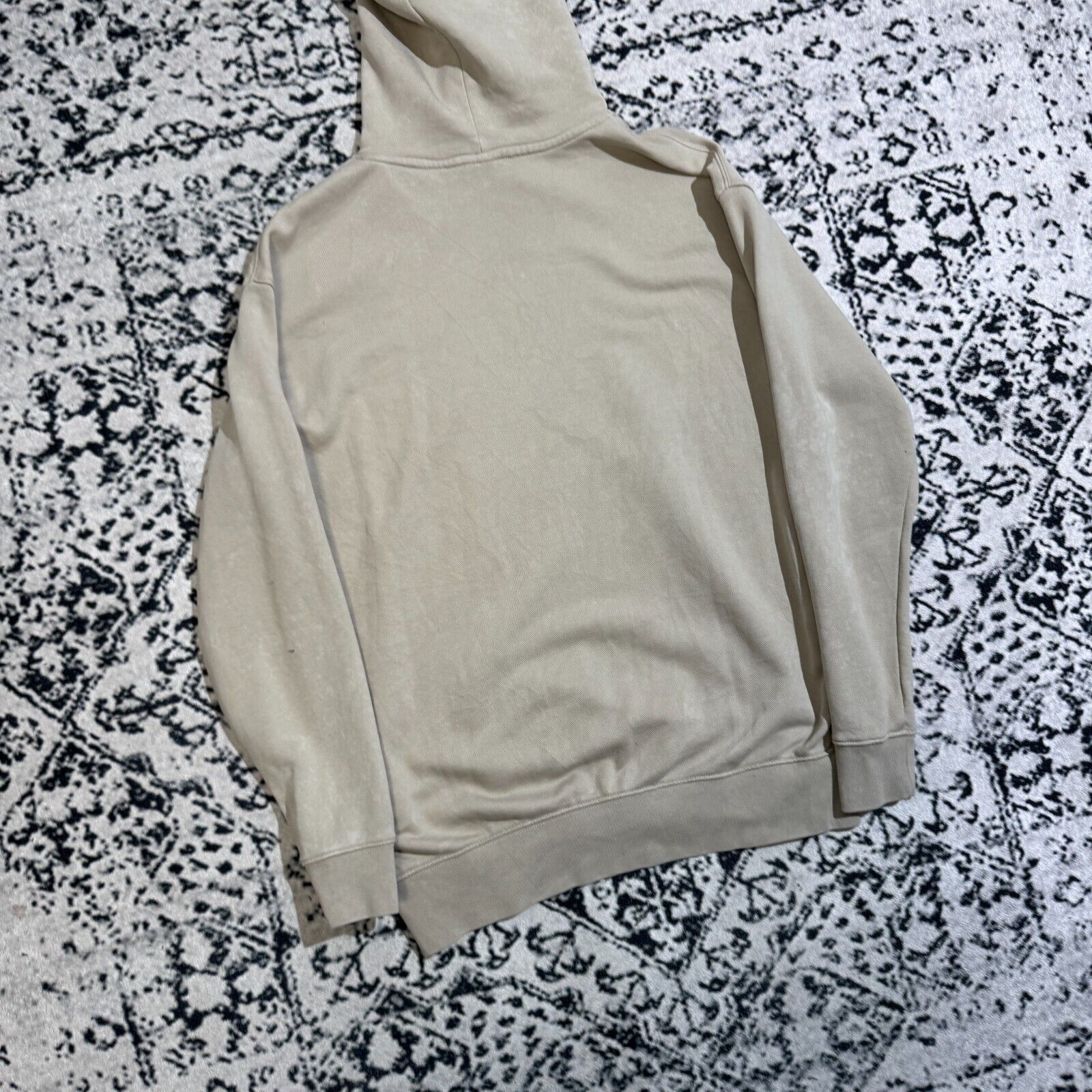 Nike × Vintage Vintage Nike Beige Tan Cotton Hoodie XS Center Swoosh Y2K Size US XS / EU 42 / 0 - 14 Thumbnail