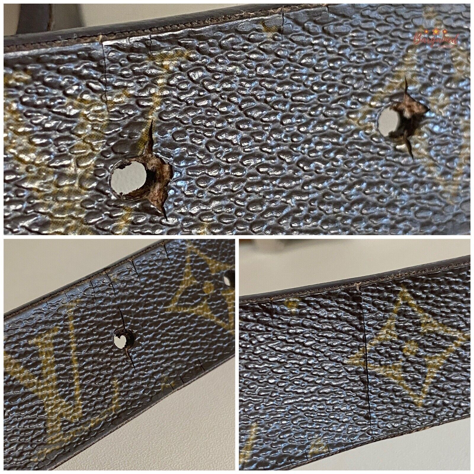 Louis Vuitton Louis Vuitton Monogram Canvas Ceinture Silver Buckle Belt Size 32 - 3 Thumbnail