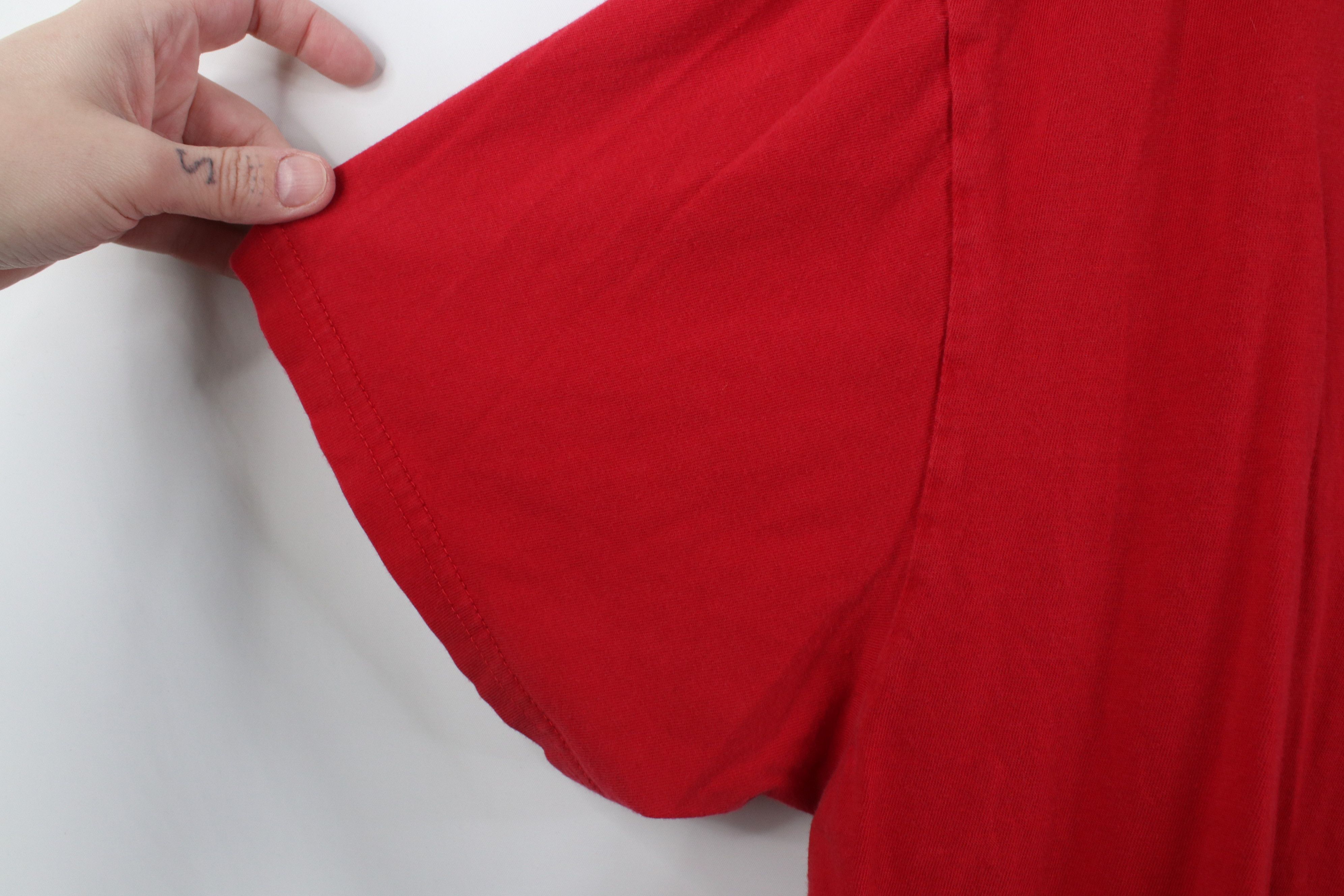 Polo Ralph Lauren Vintage 90s Ralph Lauren Short Sleeve T-Shirt Red USA Size US L / EU 52-54 / 3 - 10 Thumbnail
