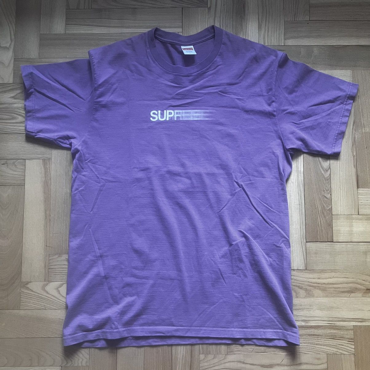 Supreme Supreme Motion Logo Tee Purple L Size US L / EU 52-54 / 3 - 1 Thumbnail