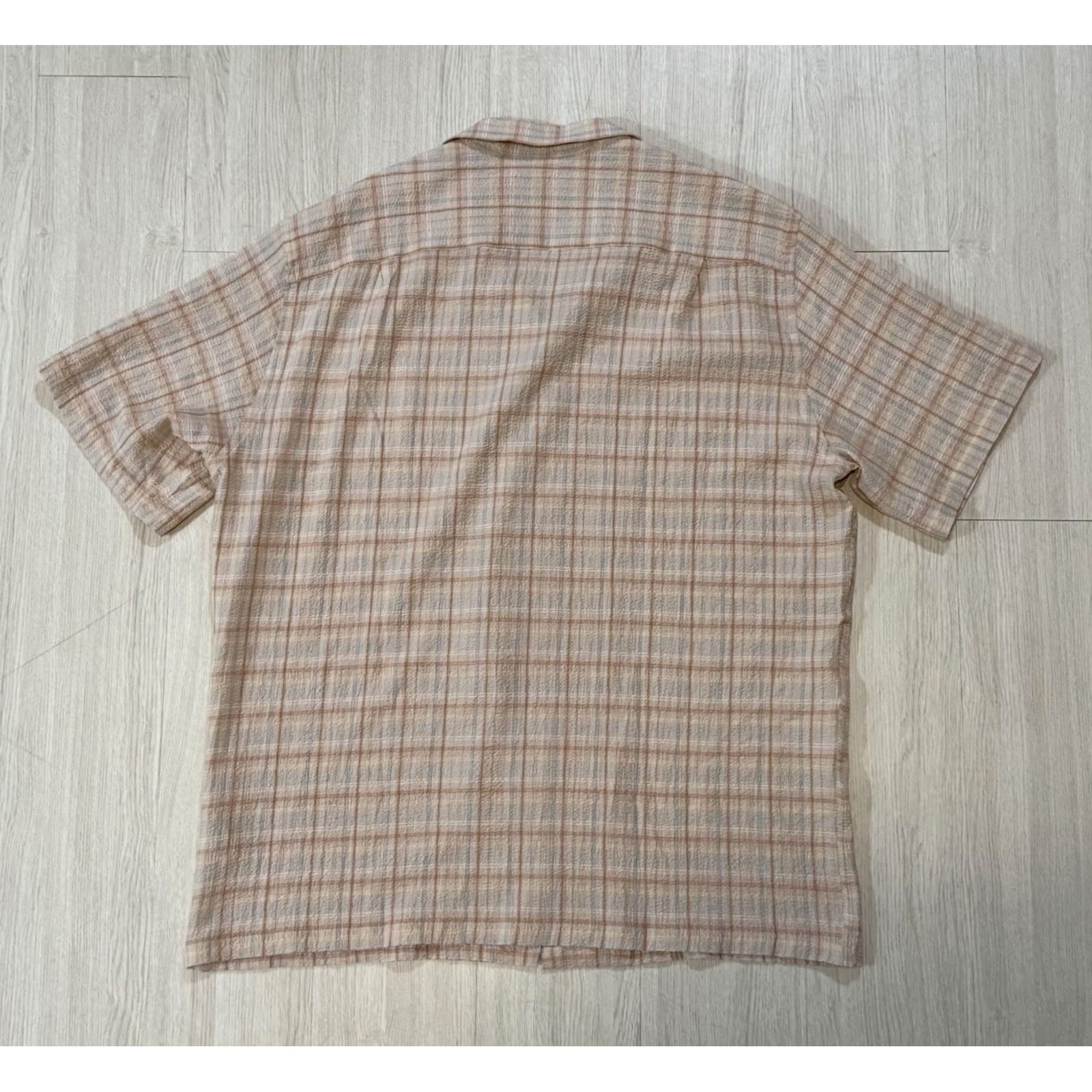 Portuguese Flannel Portuguese Flannel Shirt XL Multicolor Plaid Short Sleeve Button-Up Hem Collared Vacation Beach Classic Hipster 80s 90s 70s Dad Men Mens Size US XL / EU 56 / 4 - 2 Thumbnail