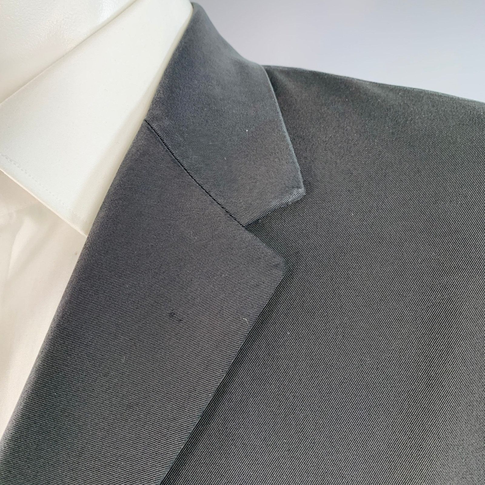 Prada Black Polyester Blend Notch Lapel Three Button Sport Coat Size 40R - 5 Thumbnail