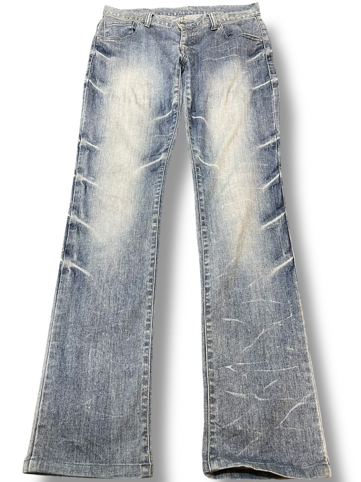 FourFourOnline Onyx Laced Denim Flares