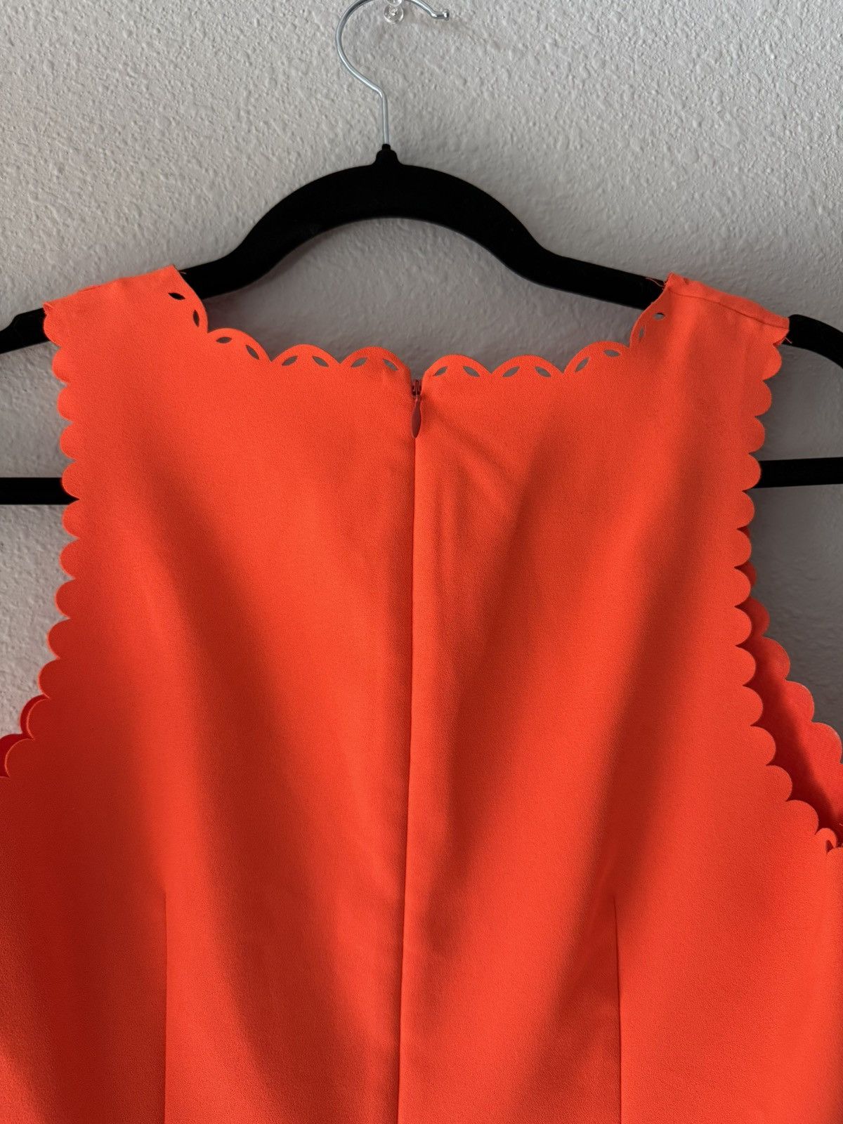J.Crew J. Crew orange scalloped laser cut shift dress 2 Size XS / US 0-2 / IT 36-38 - 6 Thumbnail