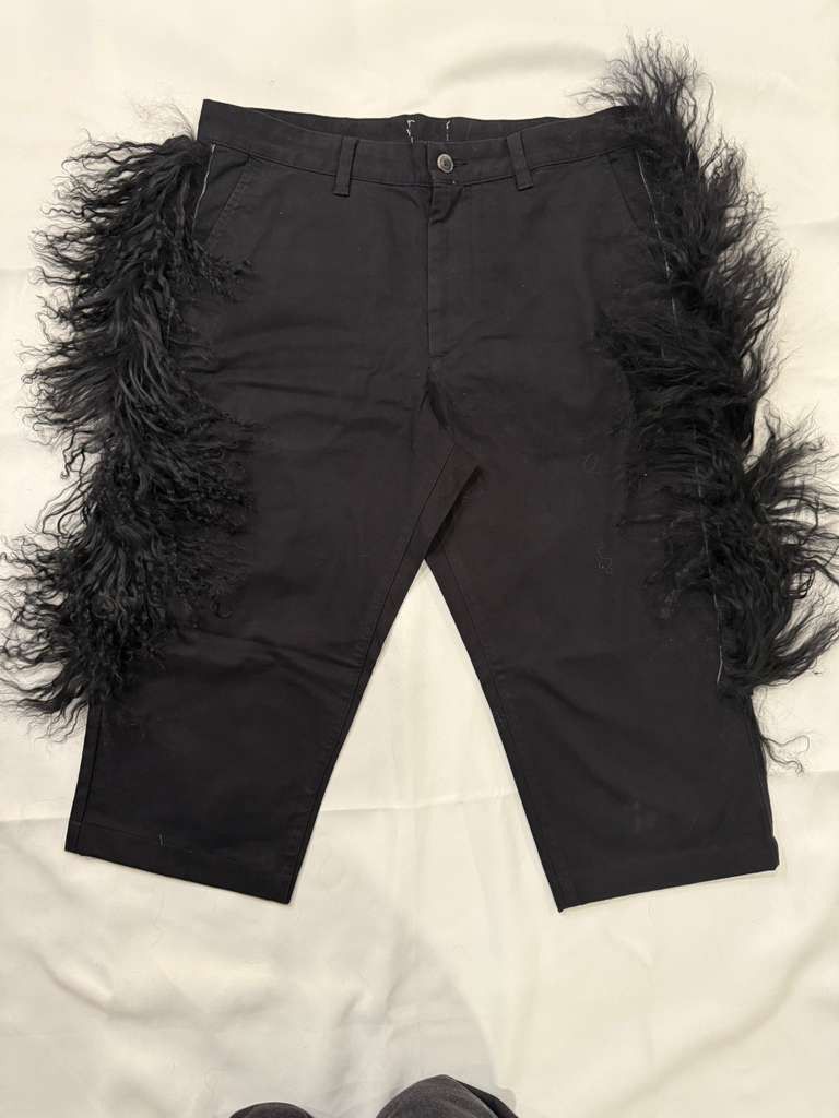 Other Reconstructed photo shoot .Custom mongolian Fur Size US 32 / EU 48 - 3 Thumbnail