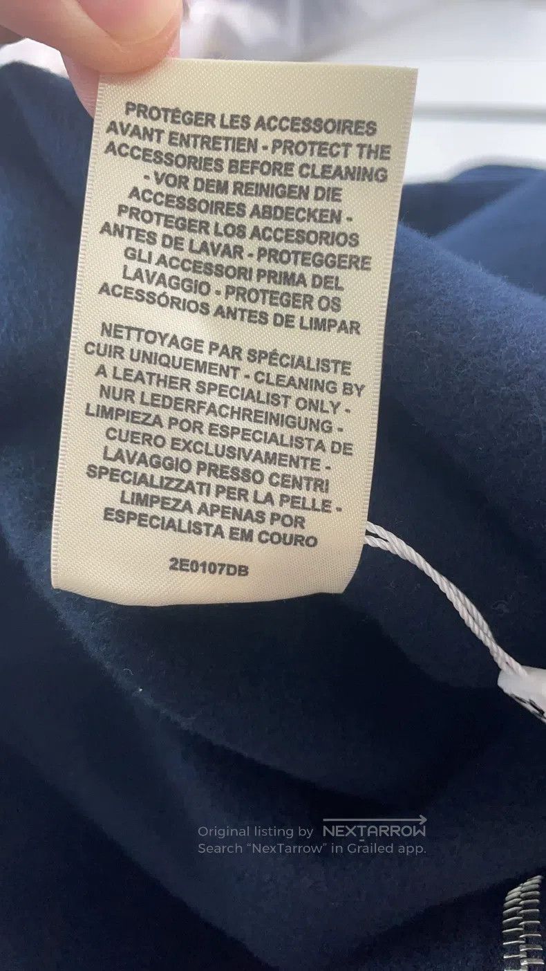 Hermes Hermes Navy Cashmere Coat Size XXS / US 00 / IT 34 - 5 Thumbnail