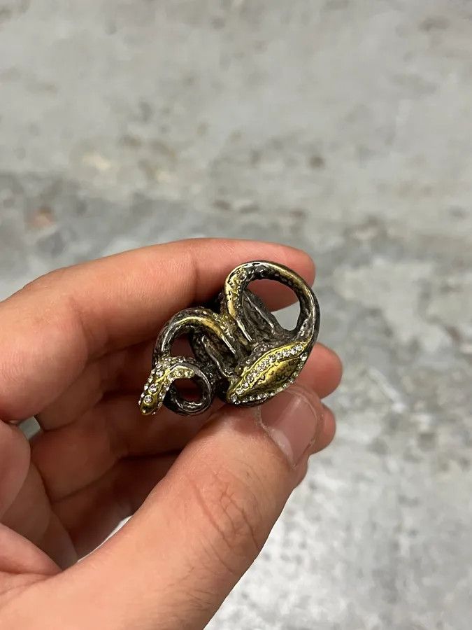 Roberto Cavalli 2000s Archive Snake Ring Size ONE SIZE - 3 Thumbnail