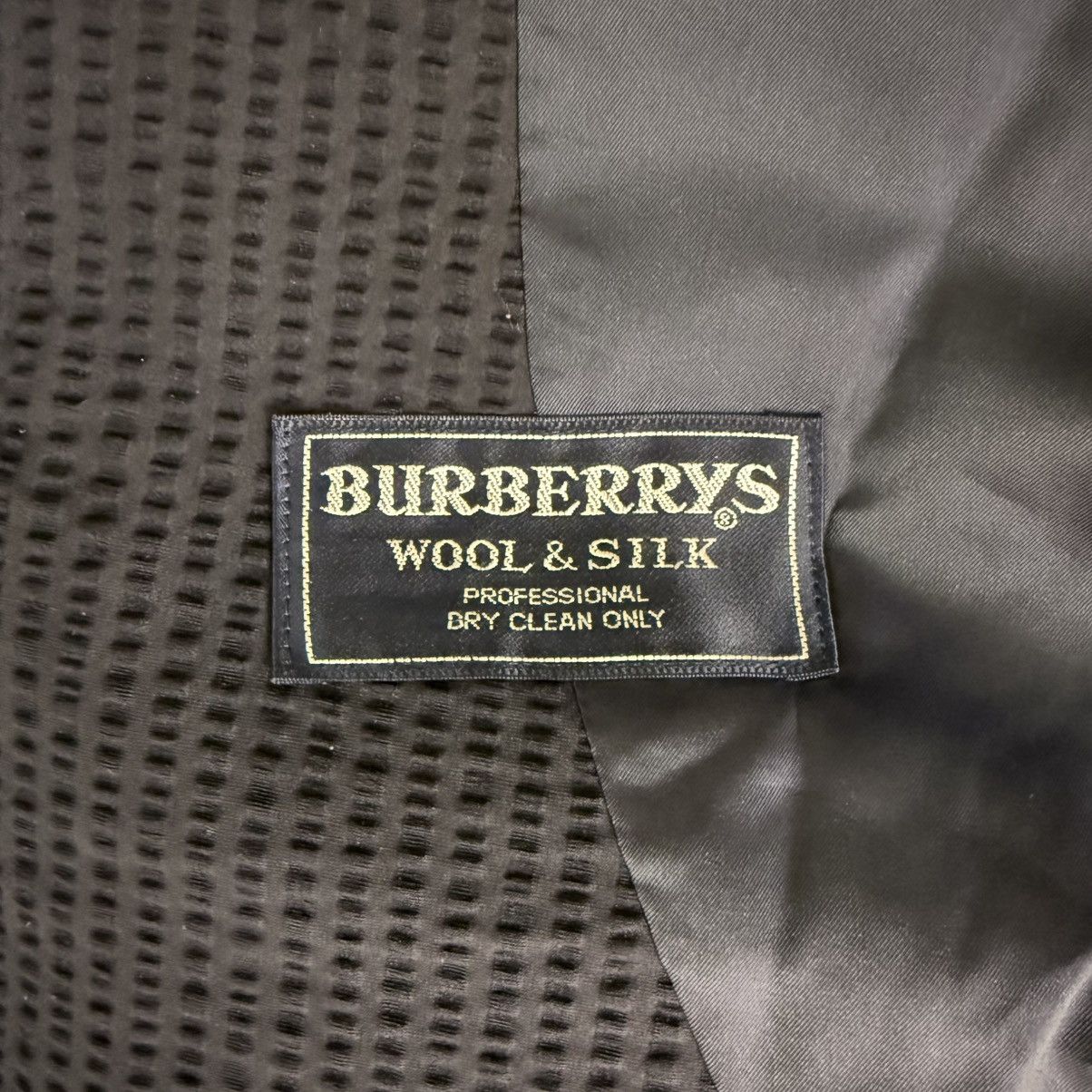 Burberry BURBERRY WOOL & SILK BLAZER MADE IN JAPAN Size US S / EU 44-46 / 1 - 3 Thumbnail
