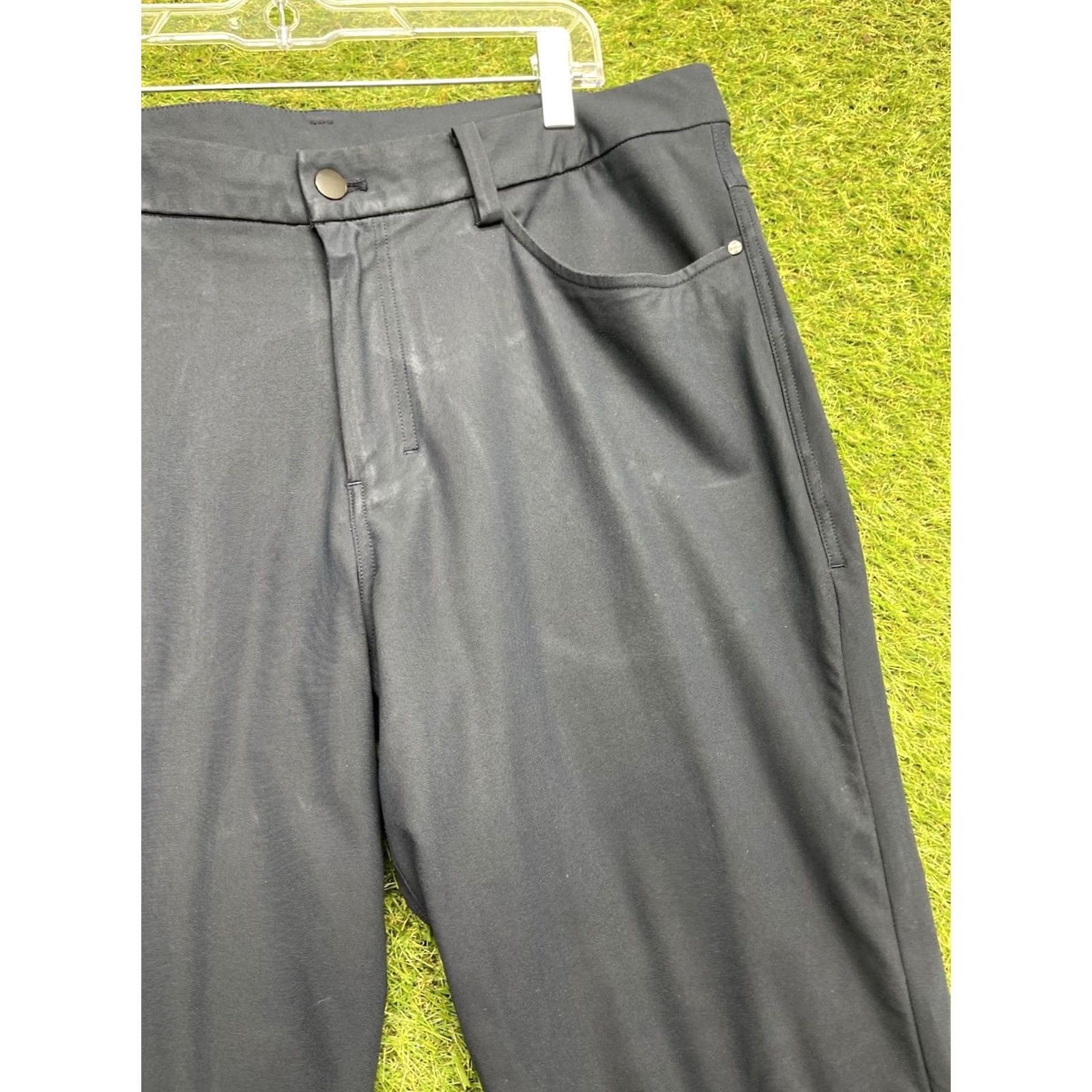Lululemon Lululemon ABC Pant Mens 36 Classic Warpstreme Stretch Tofino Sand Blue 5-Pocket Chino Straight Leg 30in Inseam XS? Size US 36 / EU 52 - 3 Thumbnail