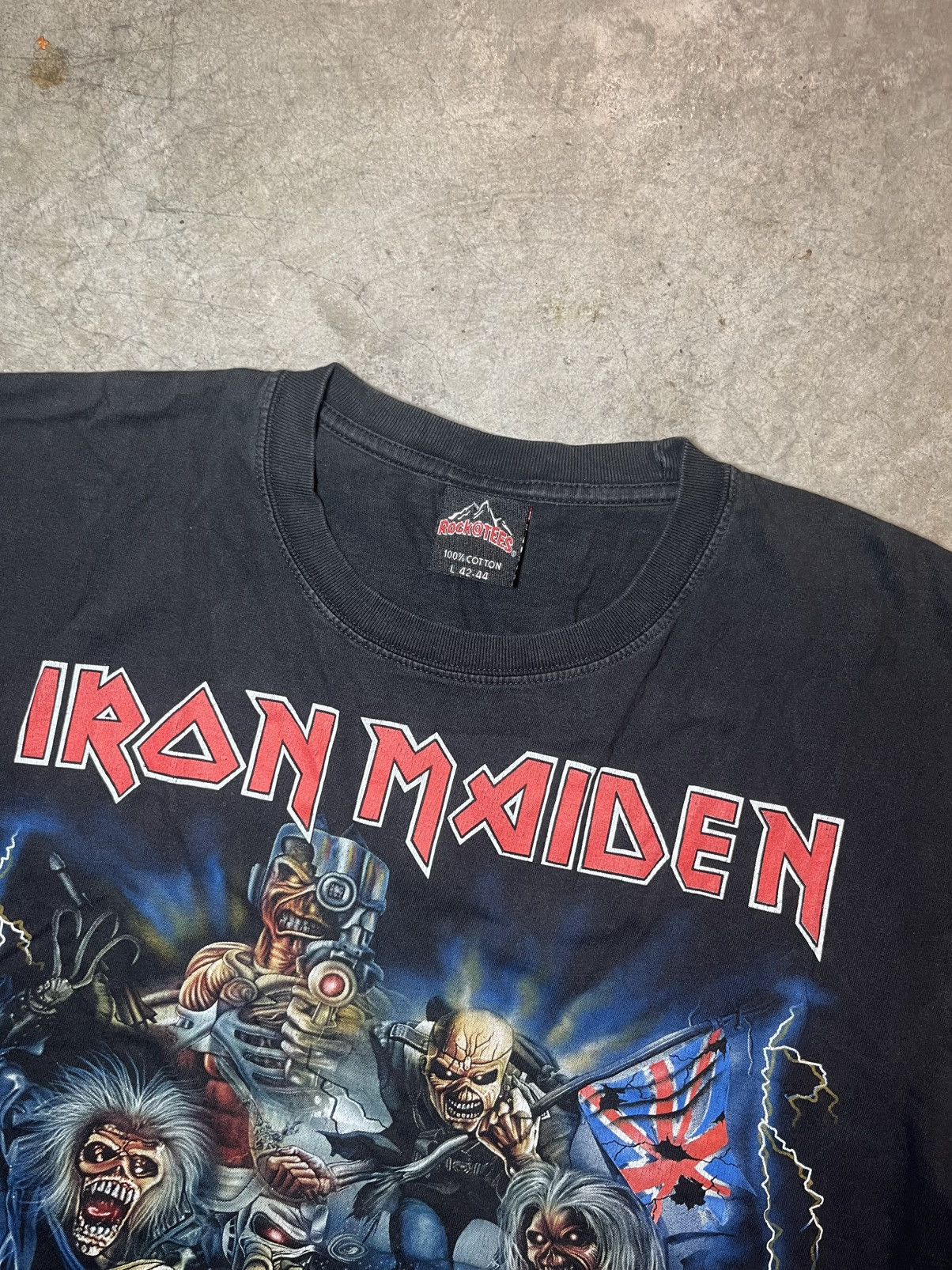 Iron Maiden Iron Maiden 90's Center Graphic Heavy Metal Rock Band Tee Size US L / EU 52-54 / 3 - 2 Thumbnail