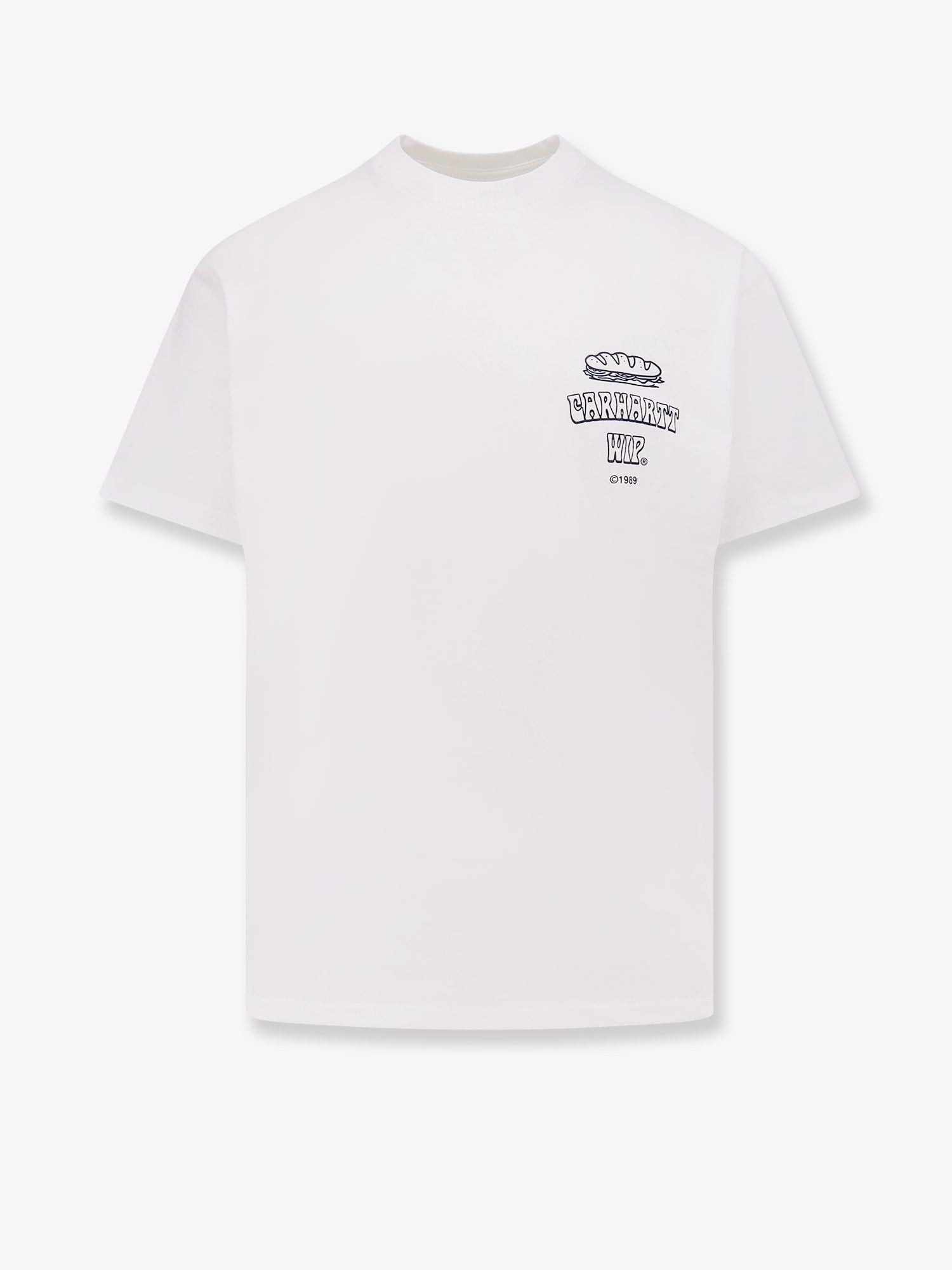 CARHARTT WIP Chain link organic cotton t-shirt カーハート I034663-HZXX_sivasdescalzo-