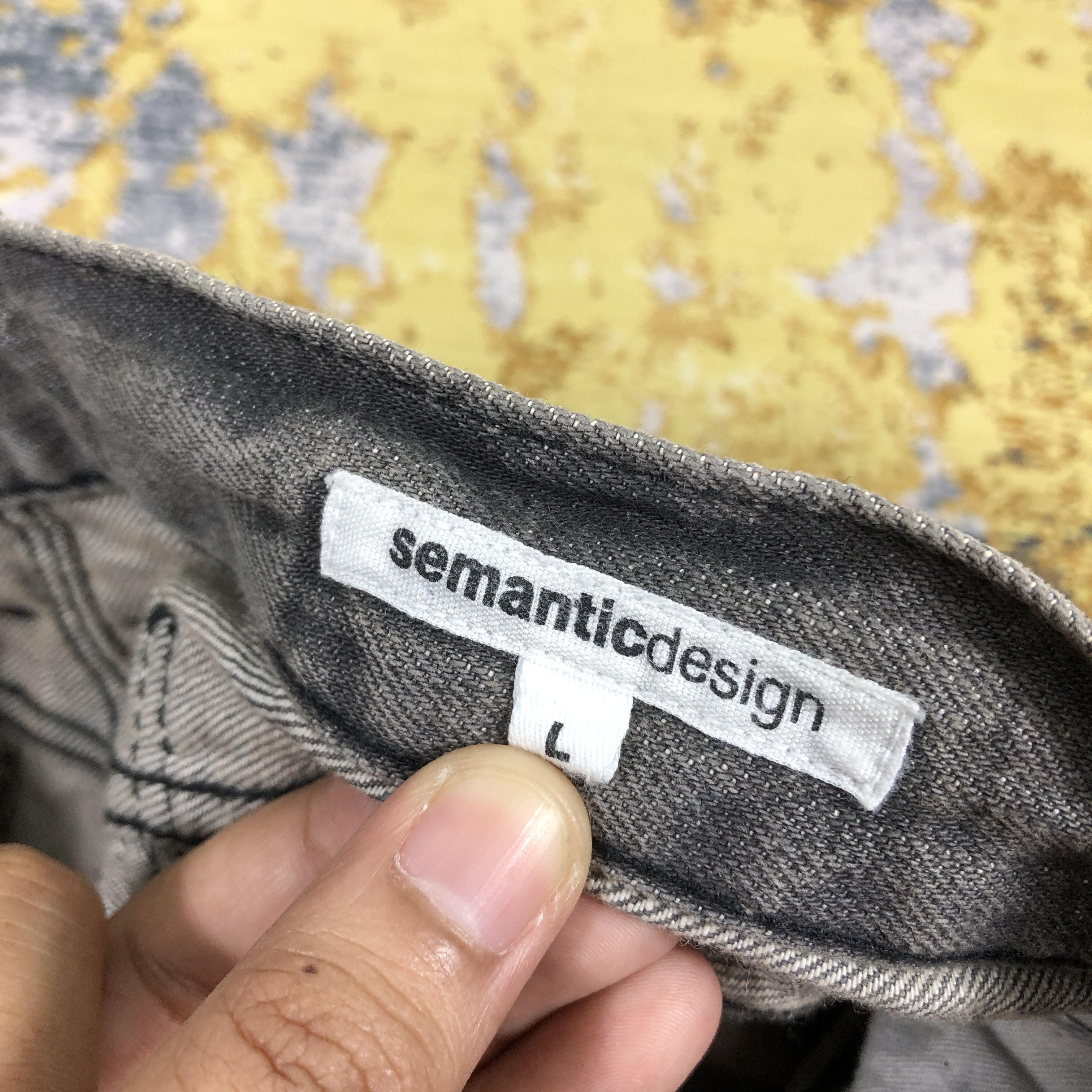 Japanese Brand × Vintage Vintage Semantic Design Jeans 33 x 31 L1270 Size US 33 - 8 Thumbnail