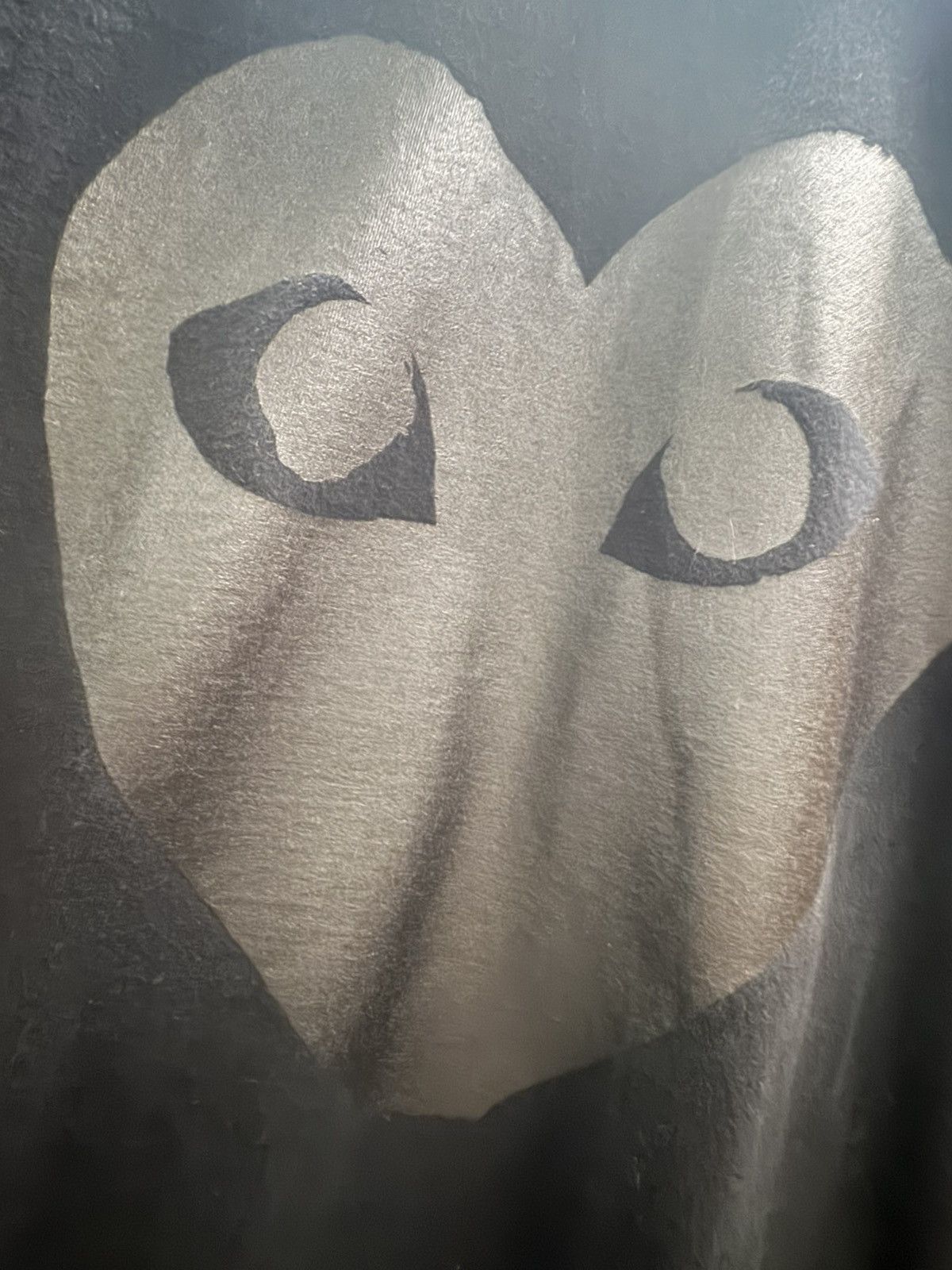 Comme des Garcons × Comme des Garcons PLAY black shirt black heart comme sea garçons Size US S / EU 44-46 / 1 - 2 Thumbnail