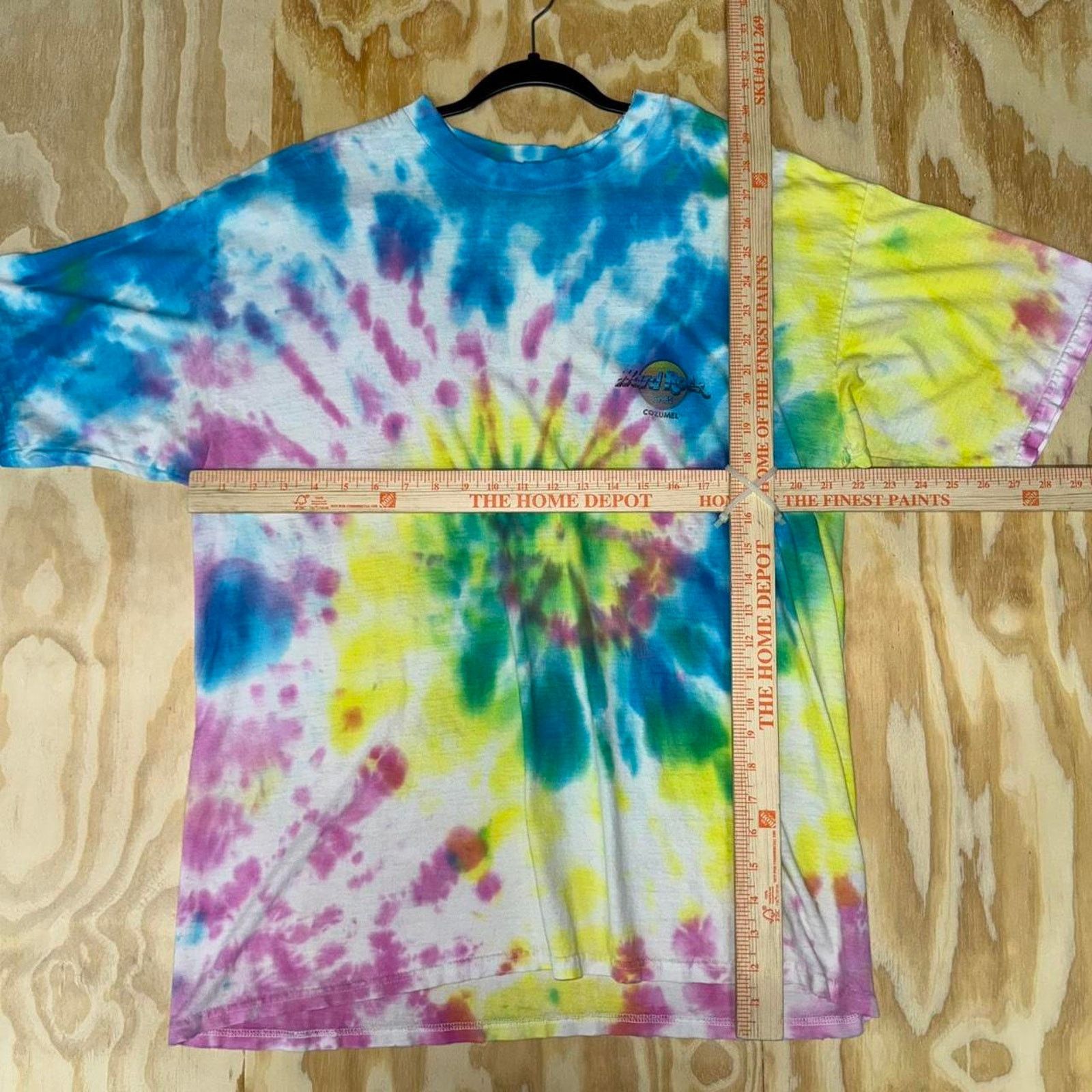 Hard Rock Cafe Vintage 1990s hard rock tie dye t-shirt Size US XL / EU 56 / 4 - 3 Thumbnail