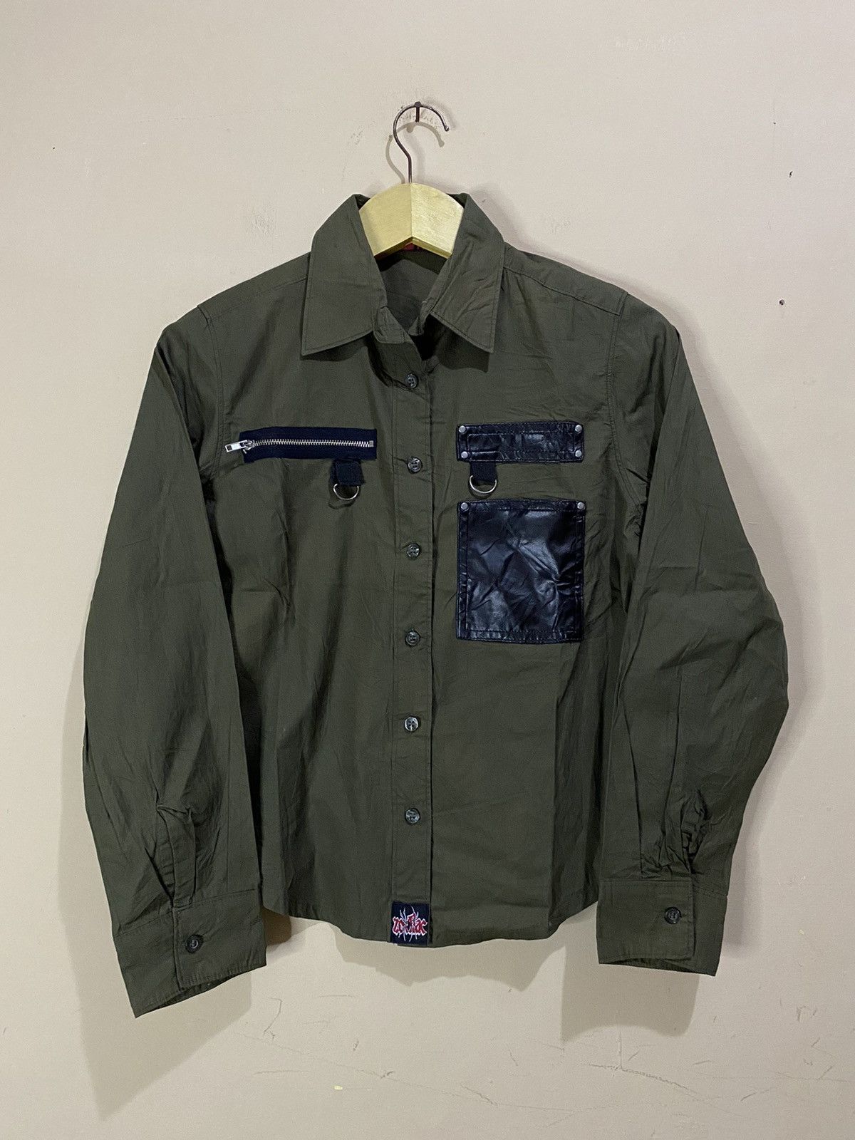 If Six Was Nine Y2K Zodiac Bondage Japan Punk Style Button Shirt Size M / US 6-8 / IT 42-44 - 1 Thumbnail