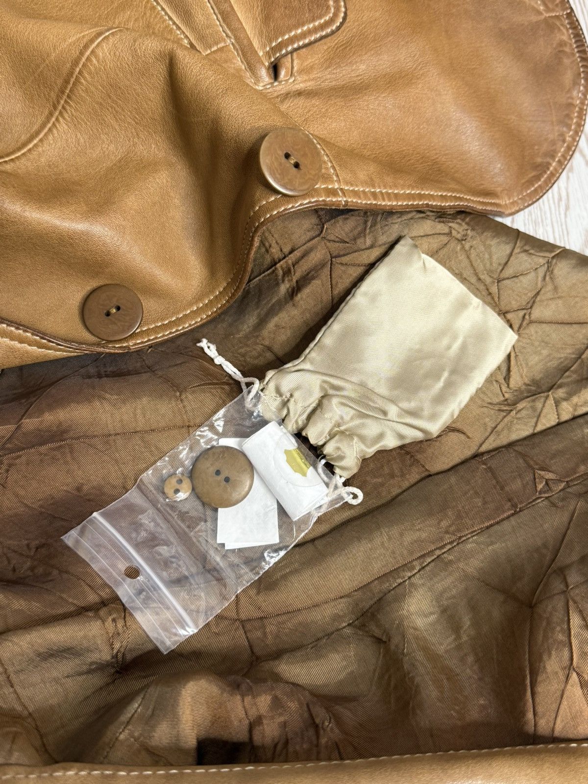 Gimo's Gimo’s GMS-75 Brown Leather jacket size L Size L / US 10 / IT 46 - 12 Thumbnail
