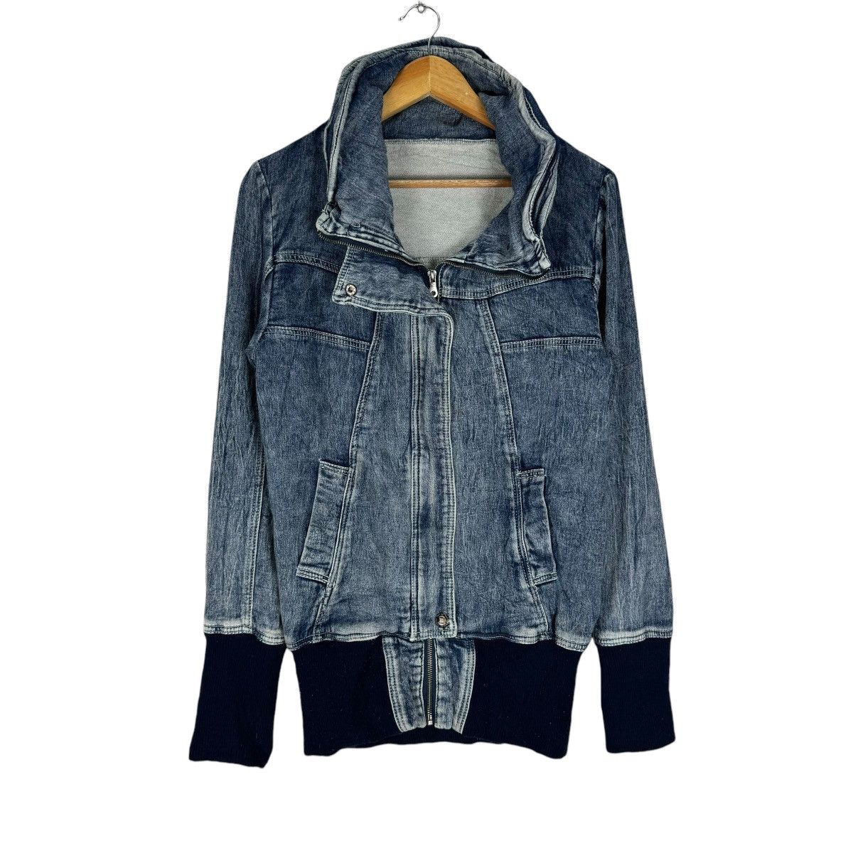 If Six Was Nine ☀️PRIVATE PAUSE BONO DENIM ZIPPER JACKET Size US L / EU 52-54 / 3 - 2 Thumbnail
