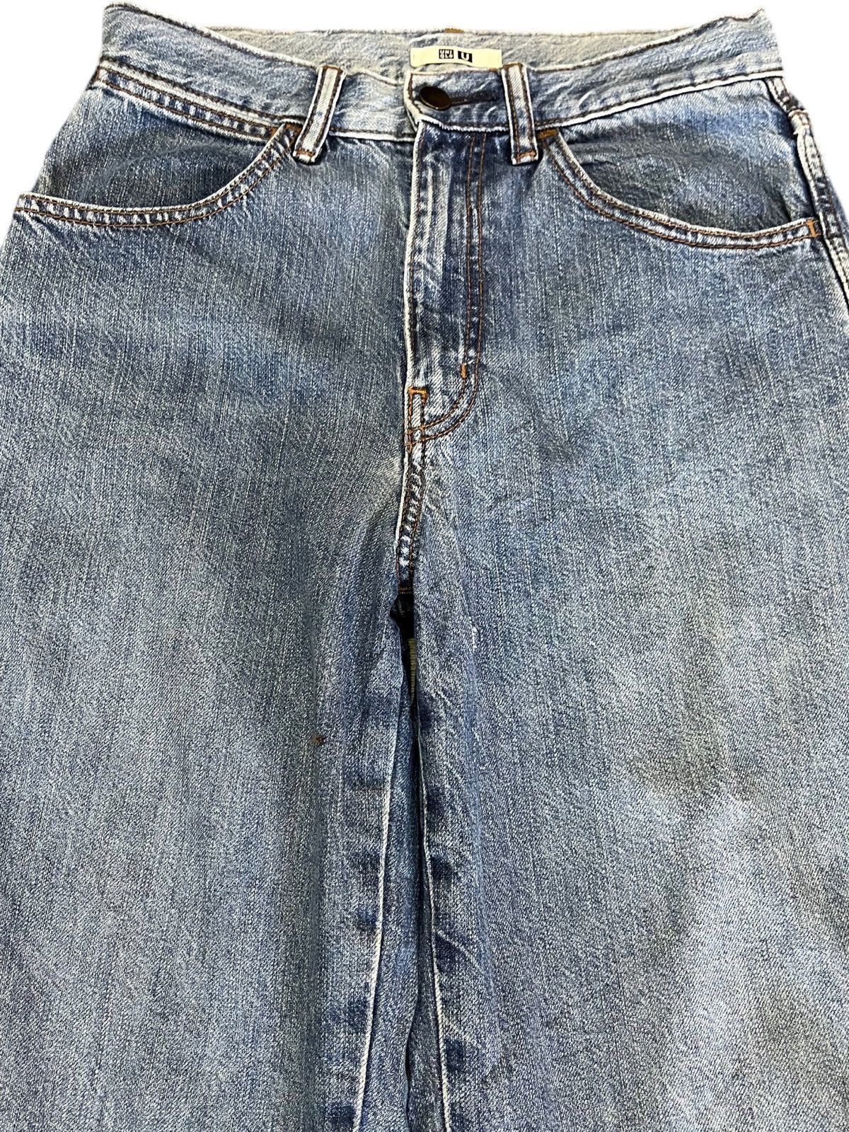 Christophe Lemaire × Uniqlo Vintage Uniqlo U Baggy Distressed Denim Size US 28 / EU 44 - 2 Thumbnail