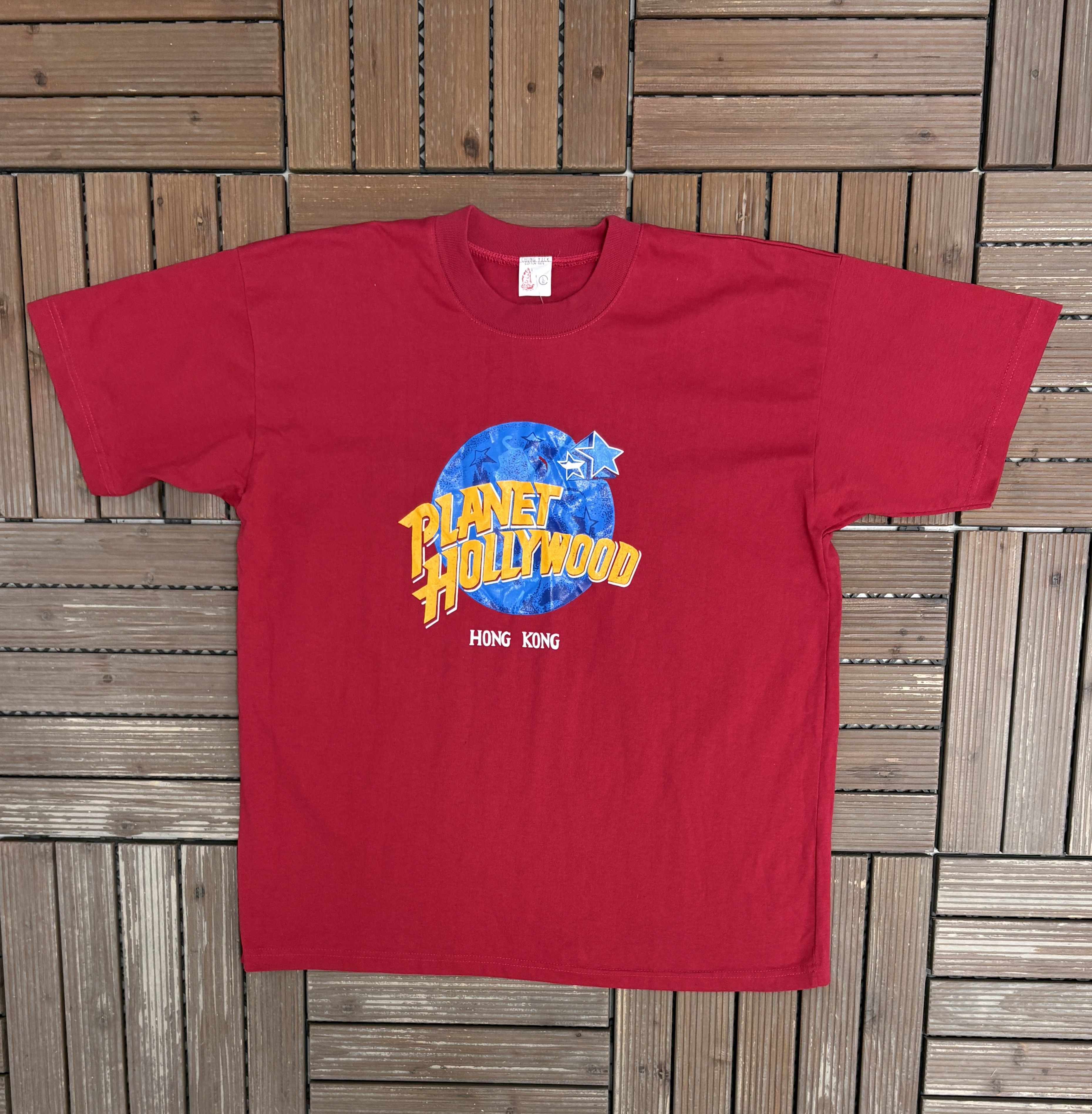 Vintage Planet Hollywood Hong Kong Vintage T-Shirt Size US L / EU 52-54 / 3 - 1 Thumbnail