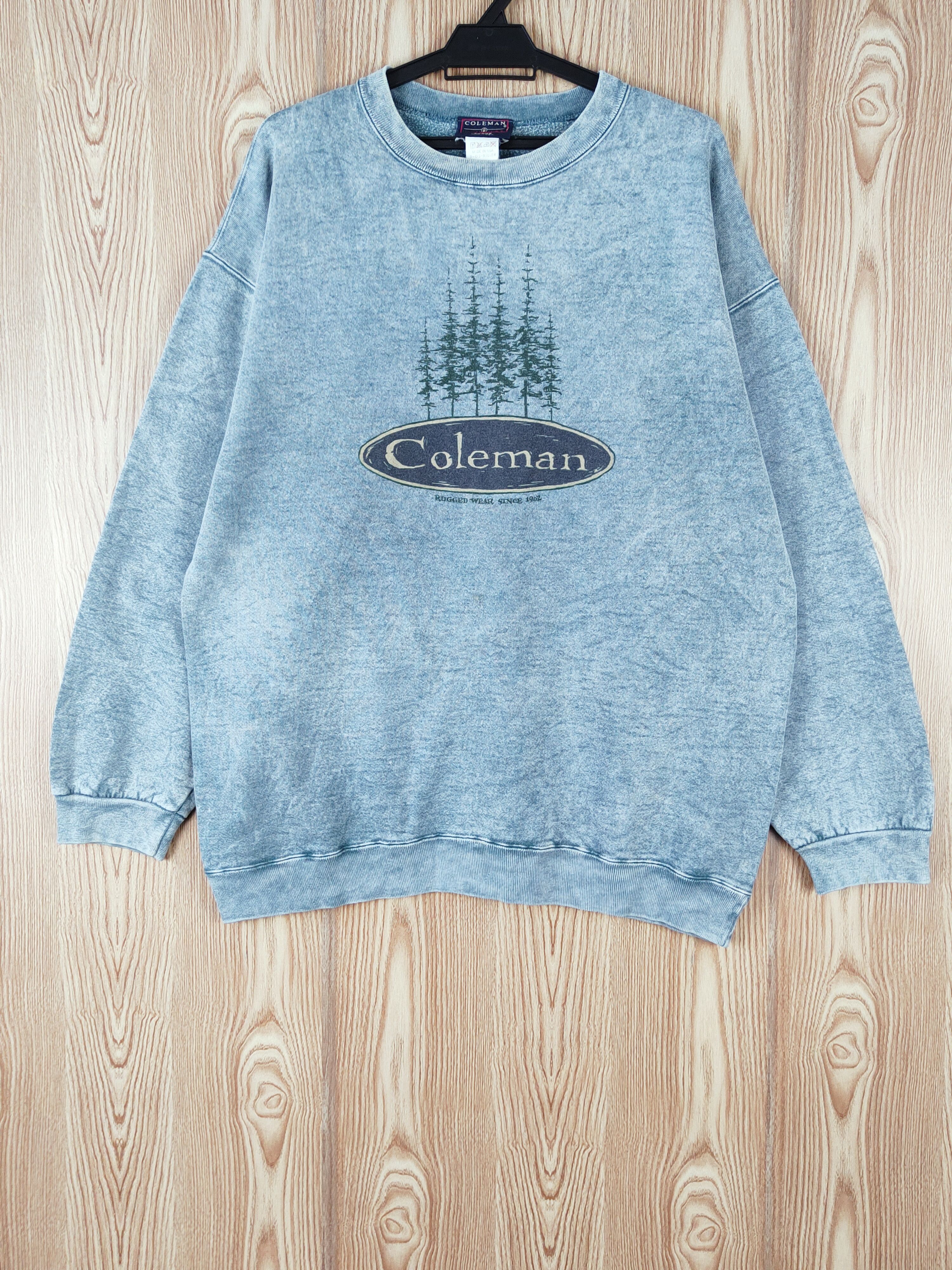 Coleman Coleman outdoor Made In Usa vintage Faded Sweatshirts #W173 Size US L / EU 52-54 / 3 - 1 Thumbnail