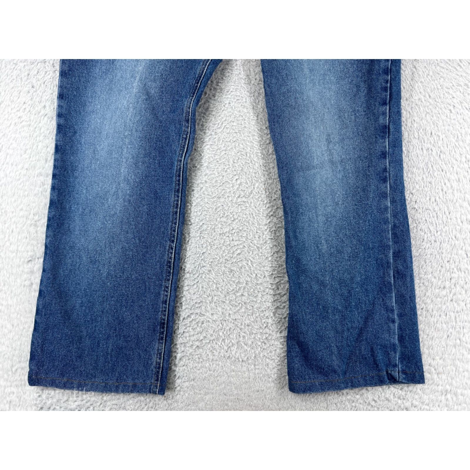 Vintage VINTAGE ZENA Jeans Womens 12 Blue Denim Bootcut 100% Cotton Y2K High Rise Size 34" / US 12 / IT 48 - 5 Thumbnail