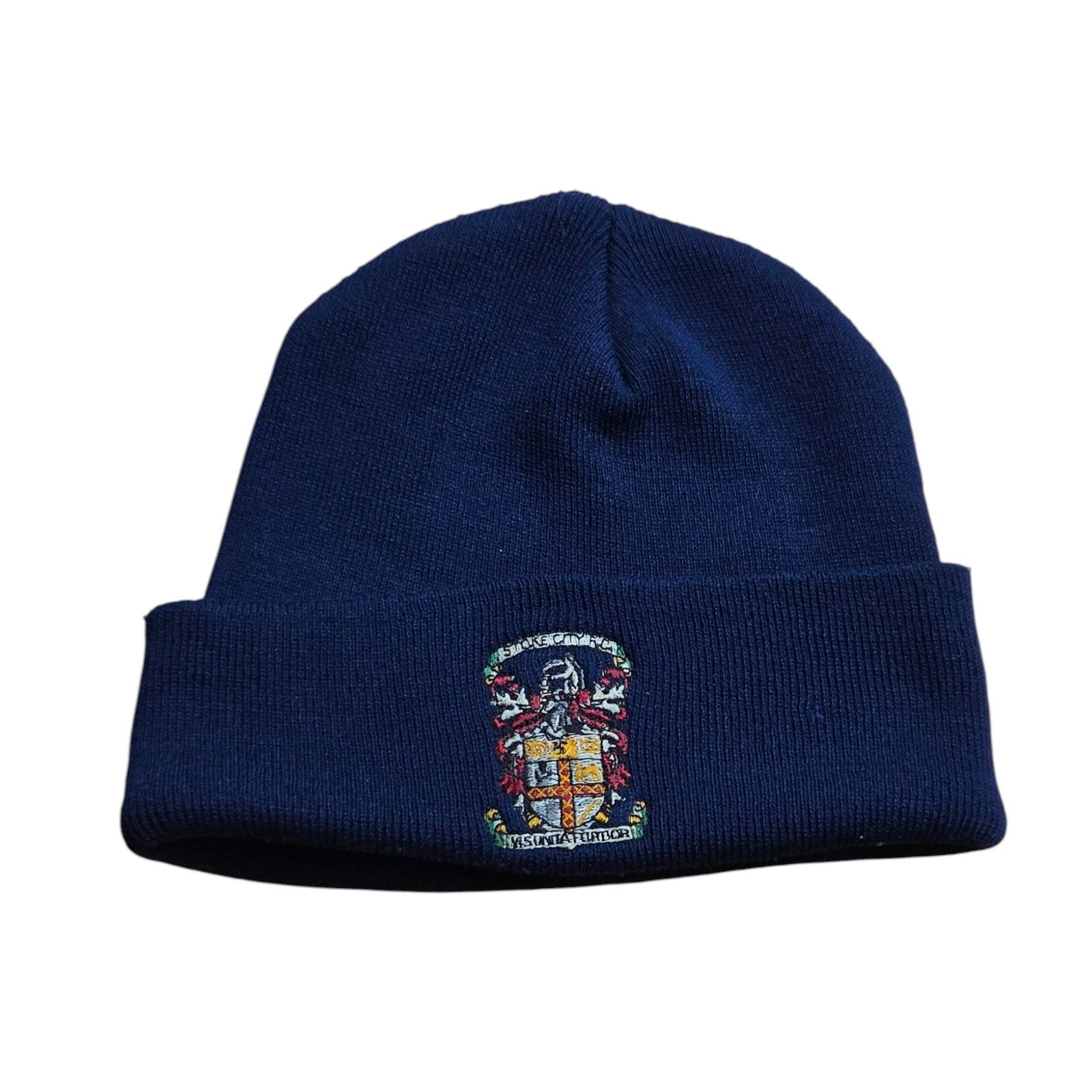 Vintage Stoke City Football Soccer Beanie Winter Hat Retro Vintage Size ONE SIZE - 1 Thumbnail